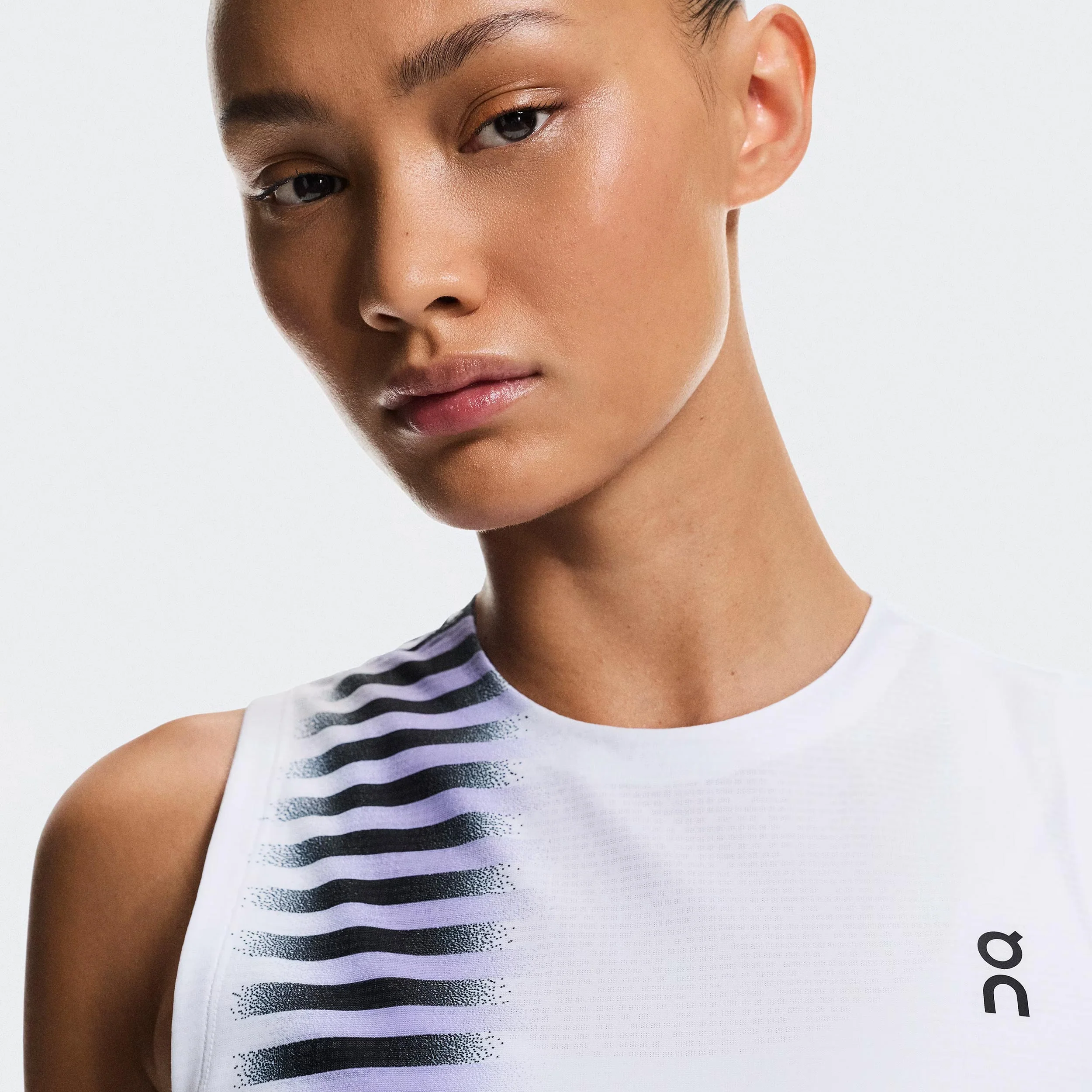 Court  Edge Tank-Top Damen - weiß, schwarz - Image 3