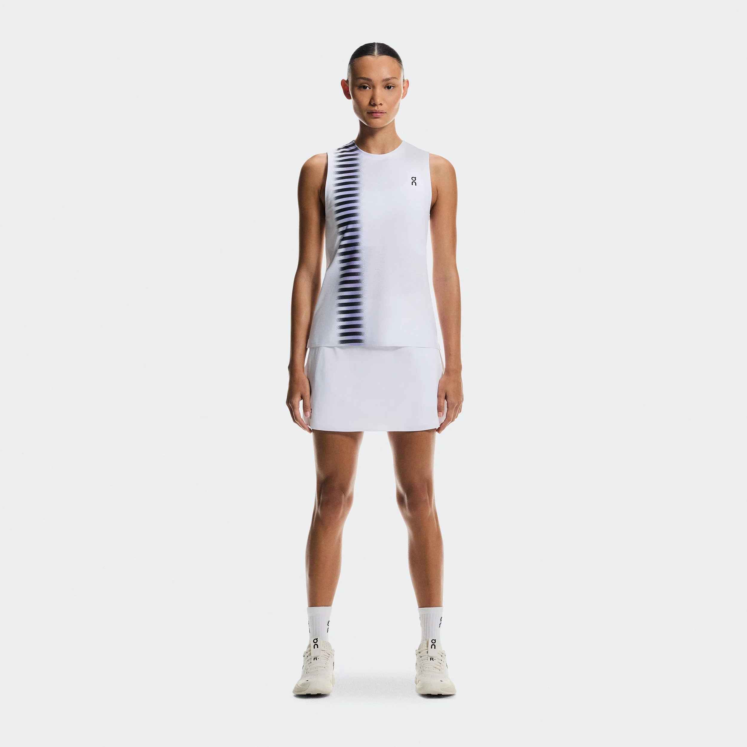 Court  Edge Tank-Top Damen - weiß, schwarz - Image 5