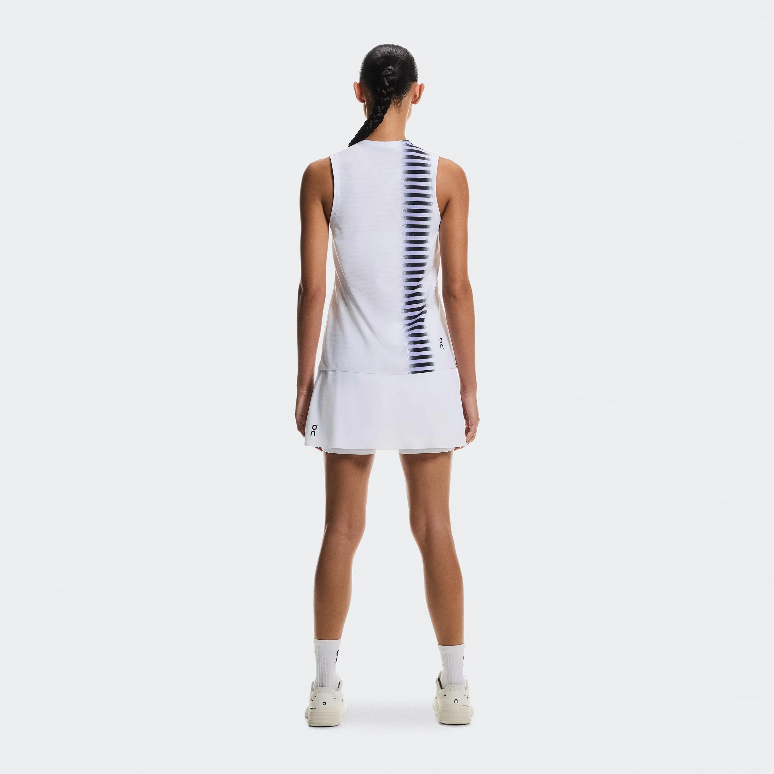 Court  Edge Tank-Top Damen - weiß, schwarz - Image 6