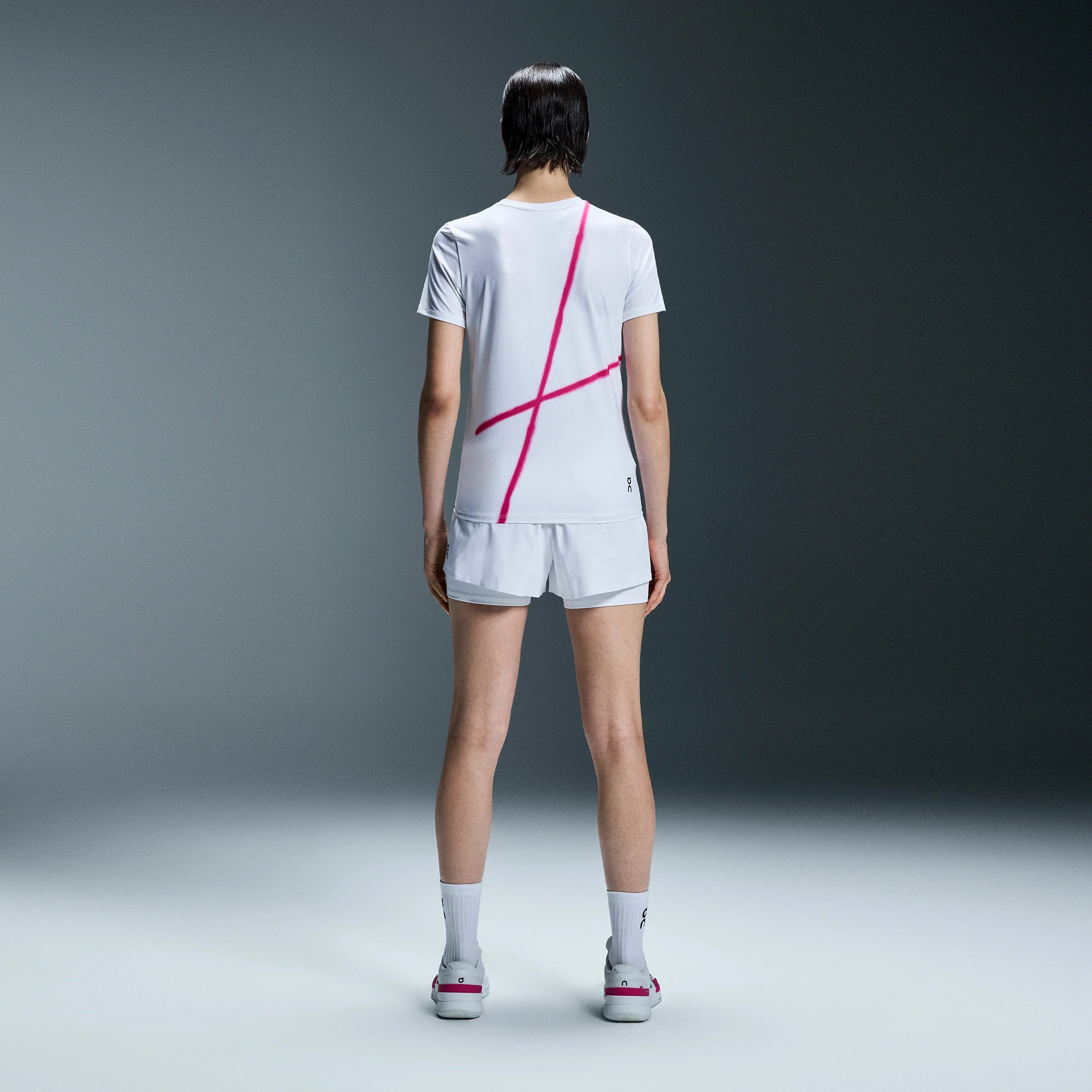 Court Shorts Damen-Weiß - Image 6