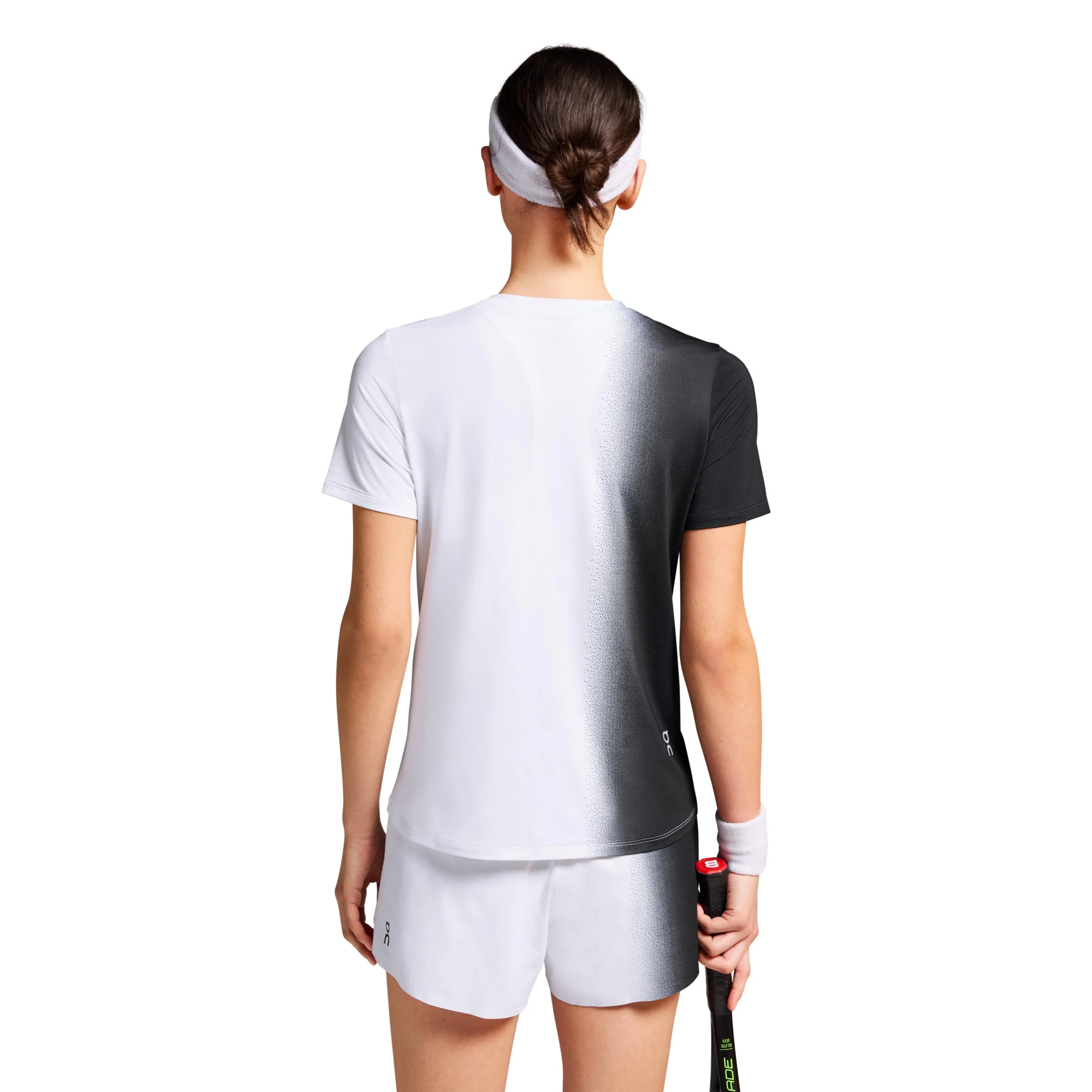Court T-Shirt Damen - schwarz, weiß - Image 6
