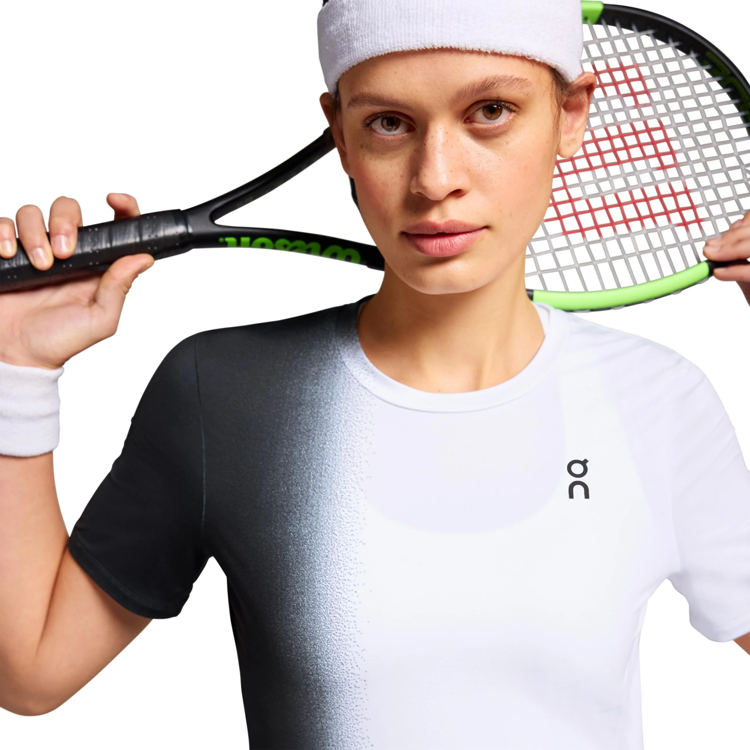 Court T-Shirt Damen - schwarz, weiß - Image 9