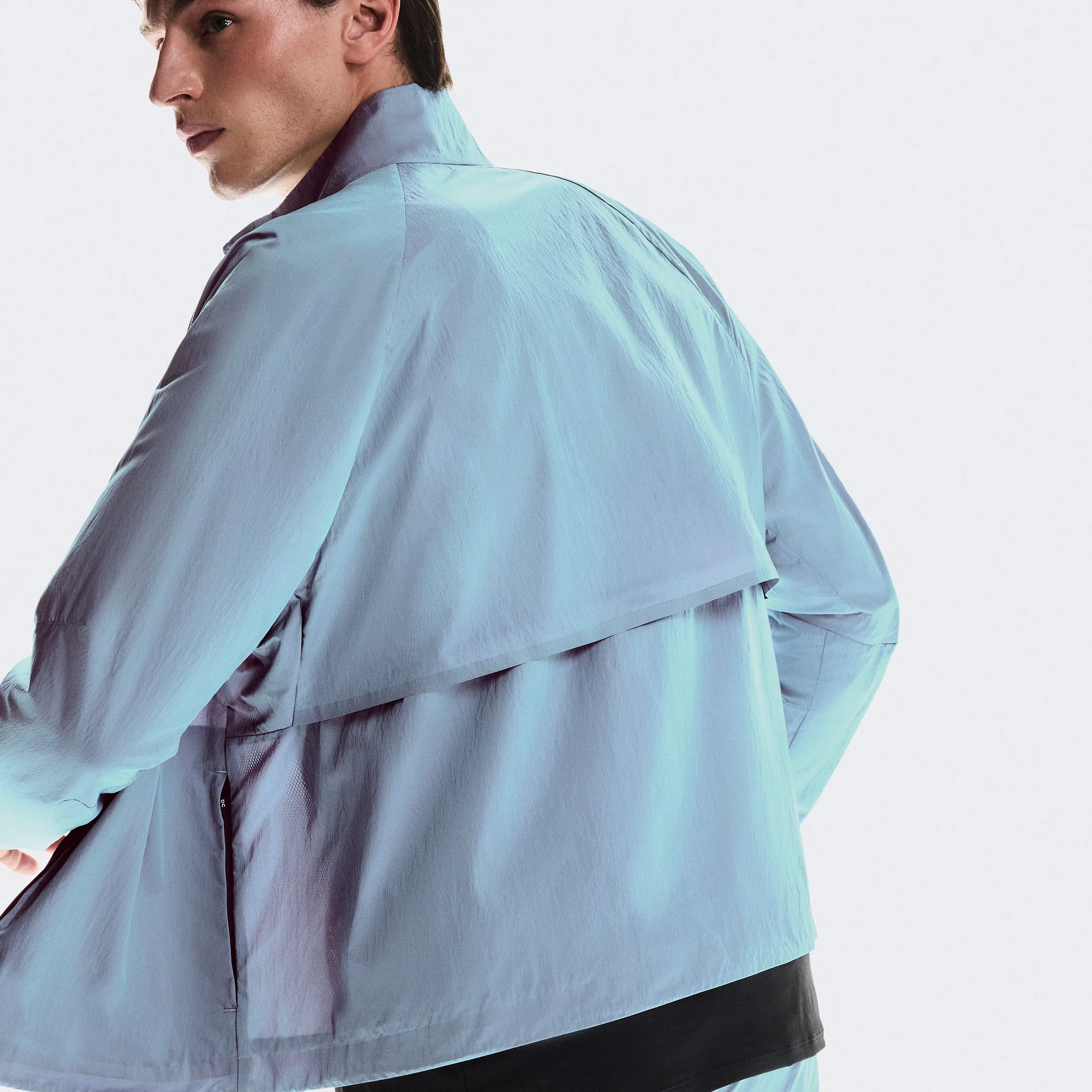 Court Trainingsjacke Herren-Hellblau - Image 5