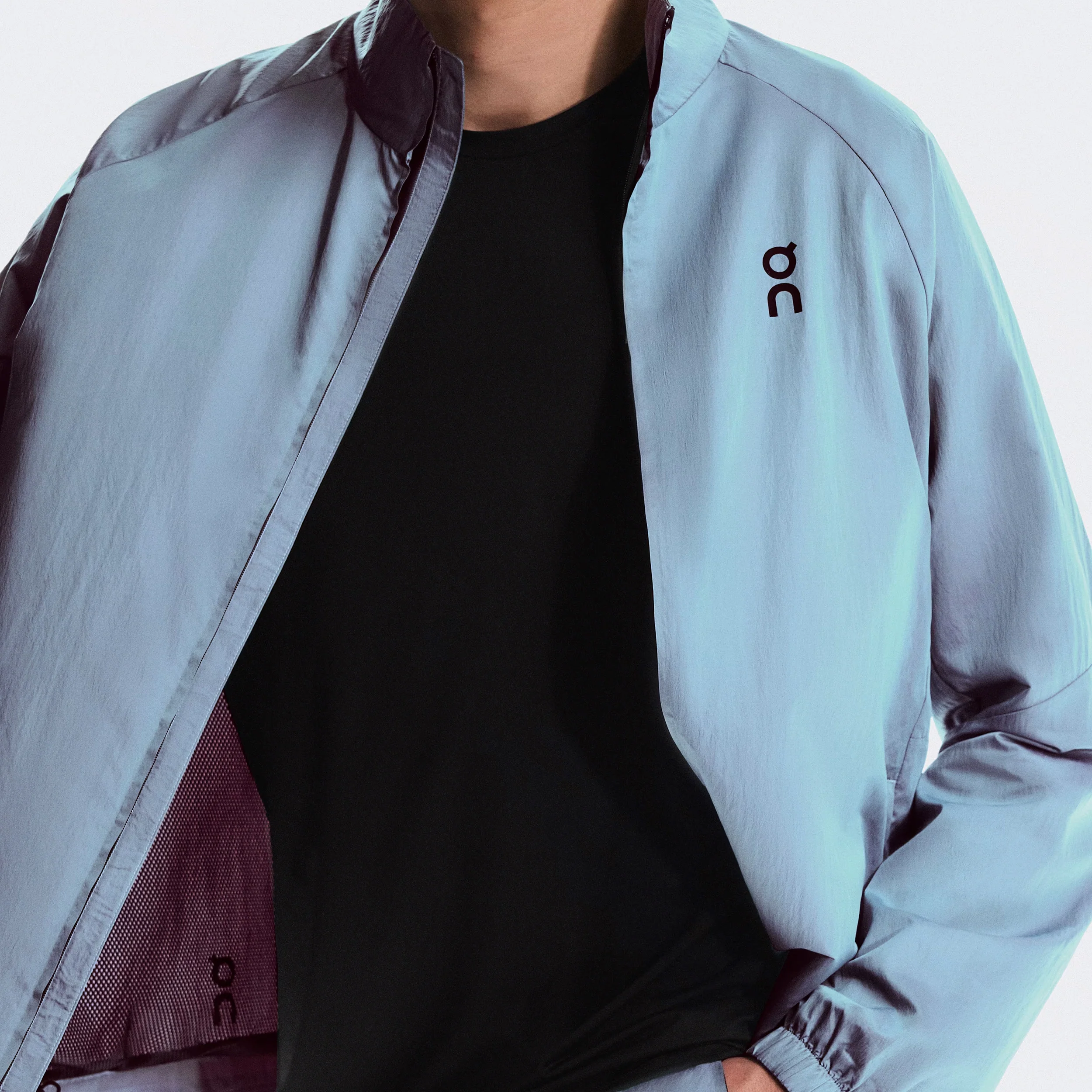 Court Trainingsjacke Herren-Hellblau - Image 6