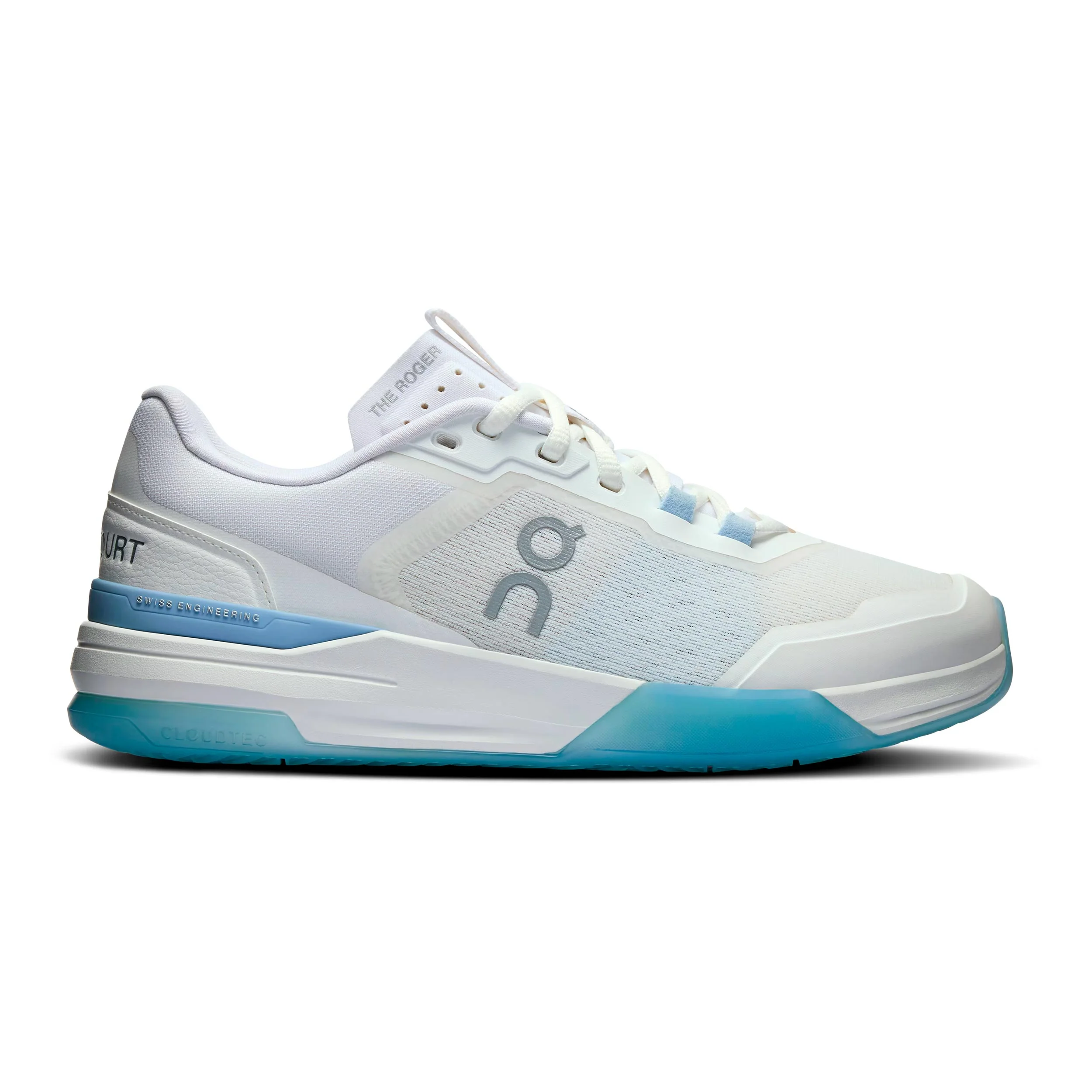 THE ROGER ADV Pro Allcourtschuh Damen - weiß, hellblau