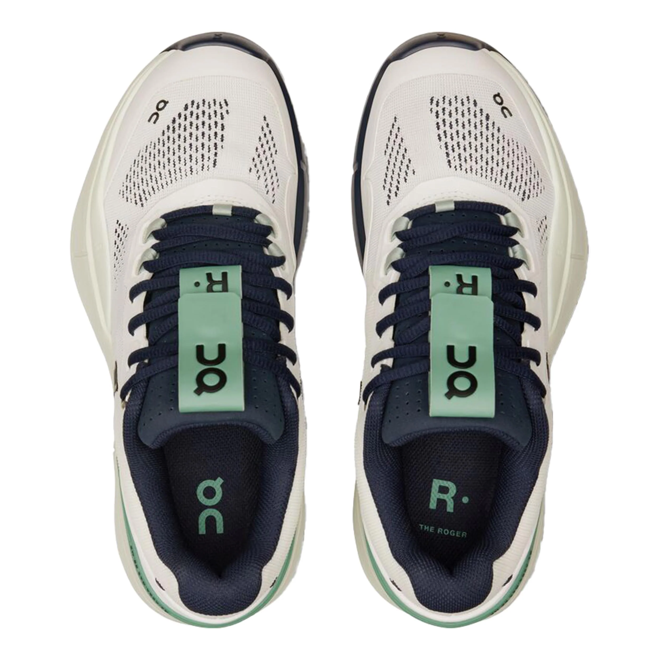 The Roger Pro Allcourtschuh Damen - weiß, grün - Image 3