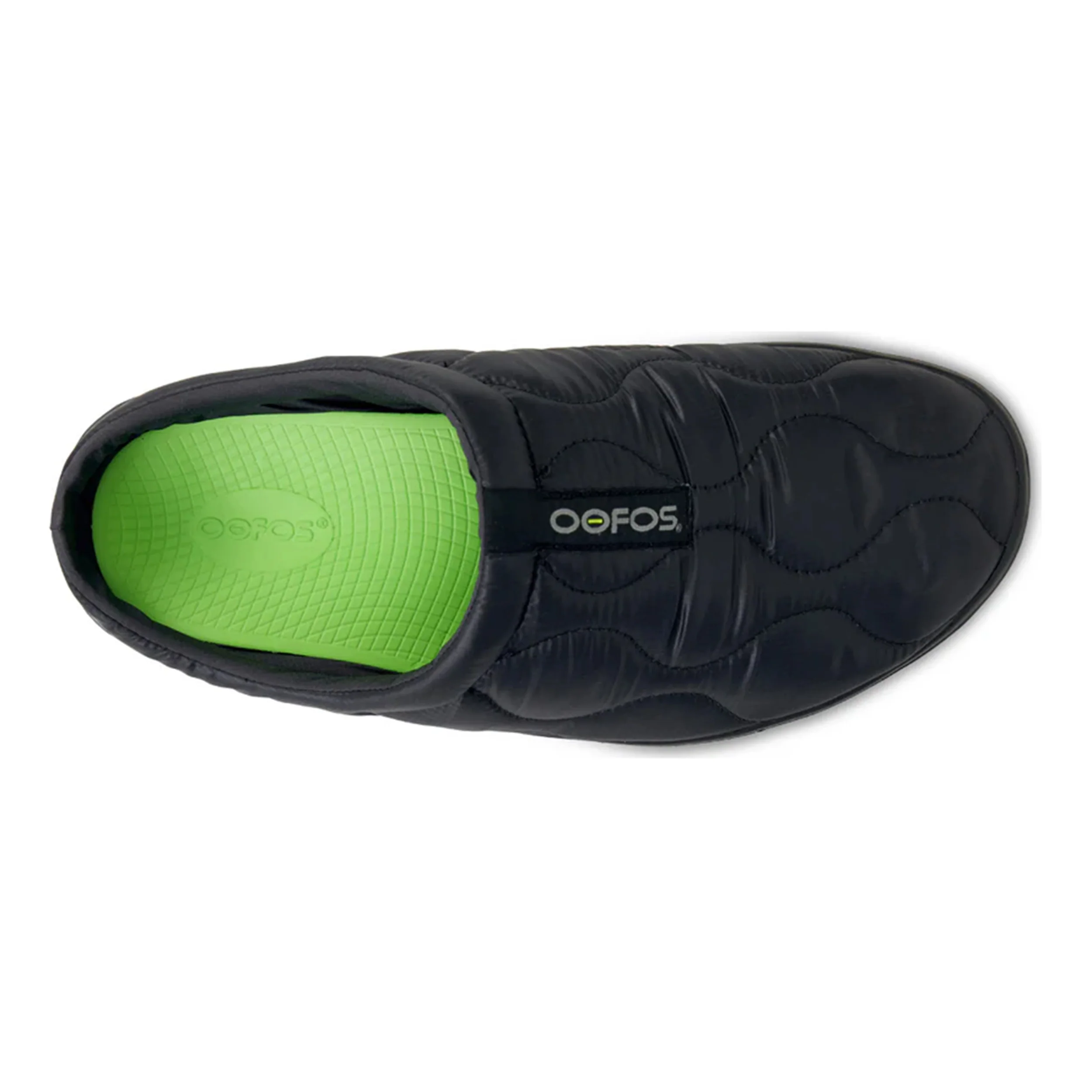 Oocoozie Thermo Mule Recoveryschuh Unisex - schwarz, neongrün - Image 3