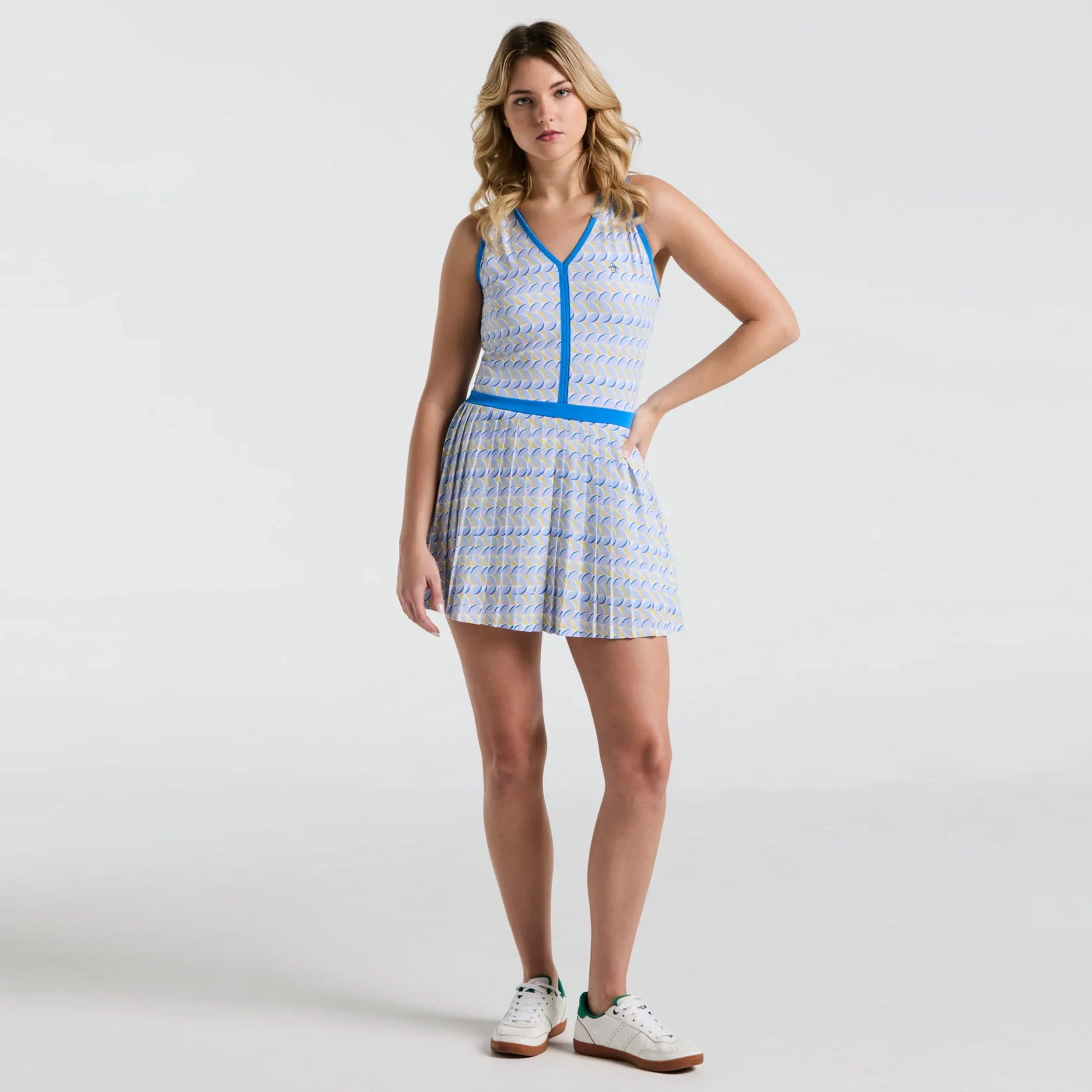 Cut-Out Kleid Damen-Weiß - Image 4