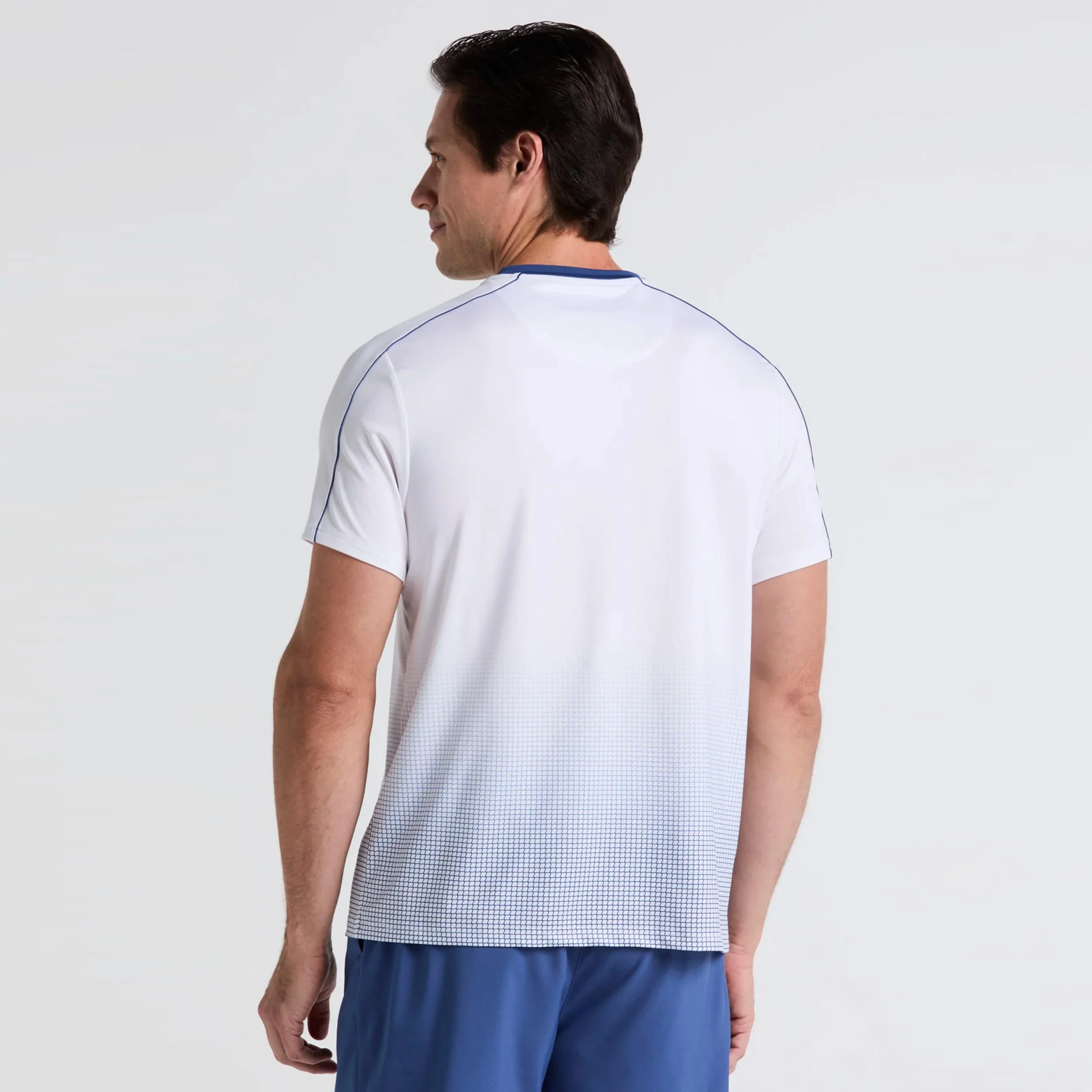 Performance Net Block T-Shirt Herren-Weiß - Image 2