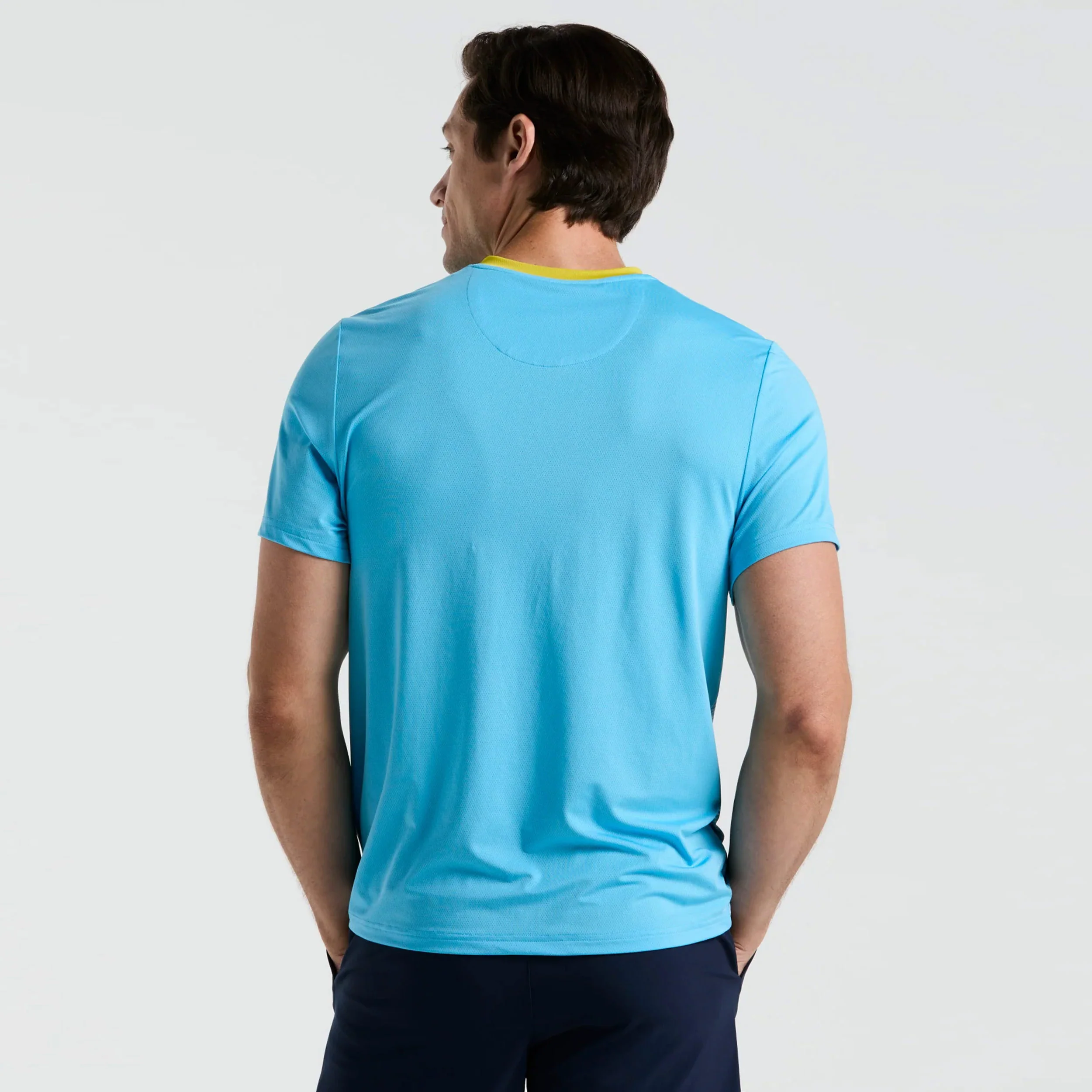 Performance Ombre T-Shirt Herren-Hellblau - Image 2