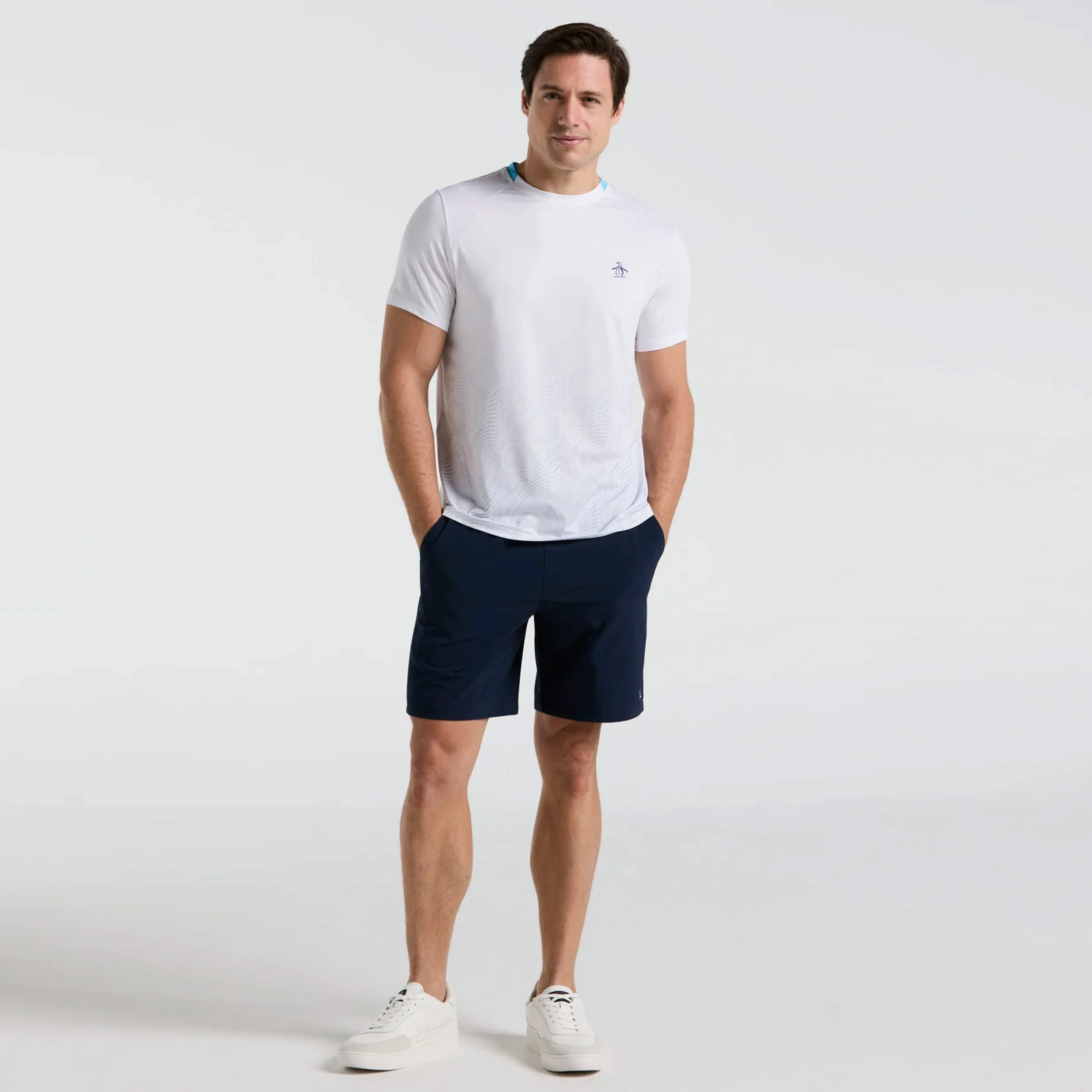 Performance Ombre T-Shirt Herren-Weiß - Image 4