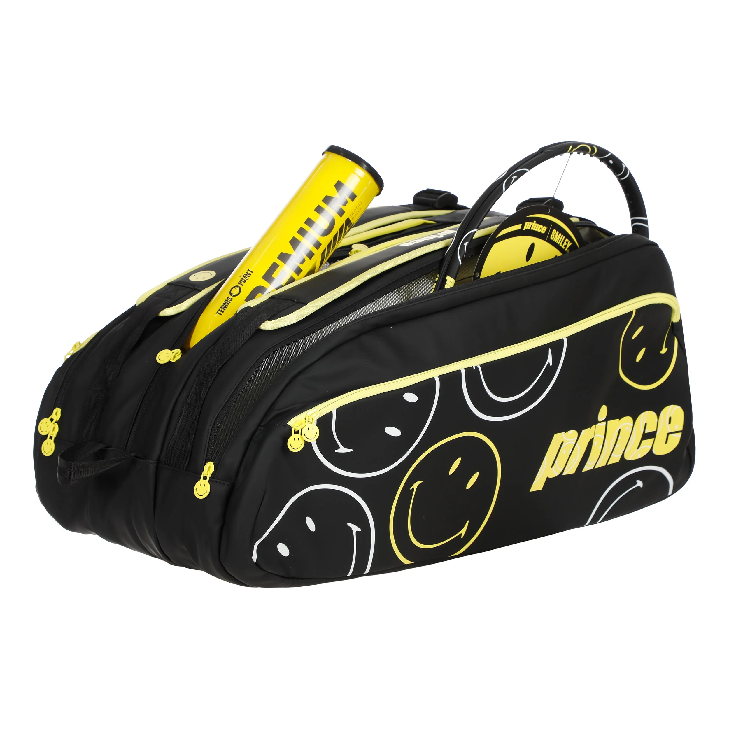 Smiley Schlägertasche 12er - schwarz - Image 4