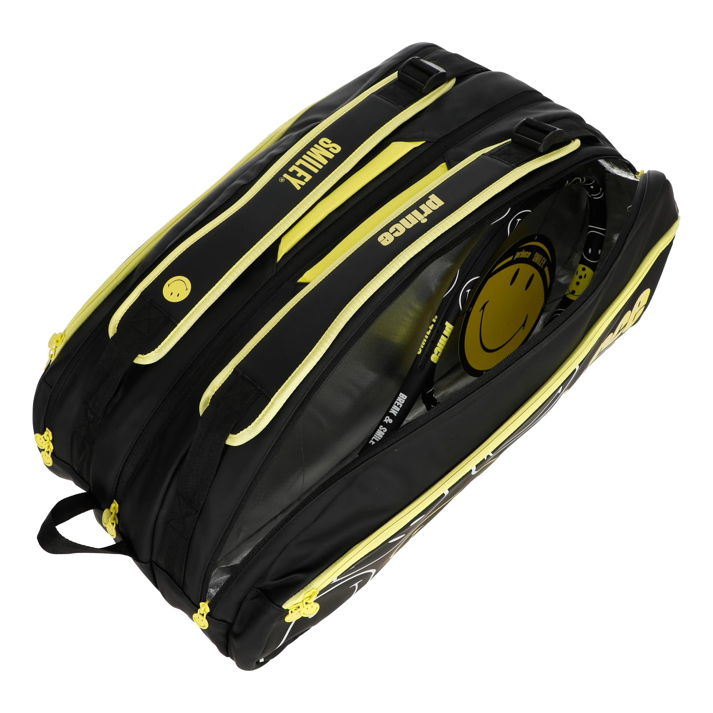 Smiley Schlägertasche 12er - schwarz - Image 5