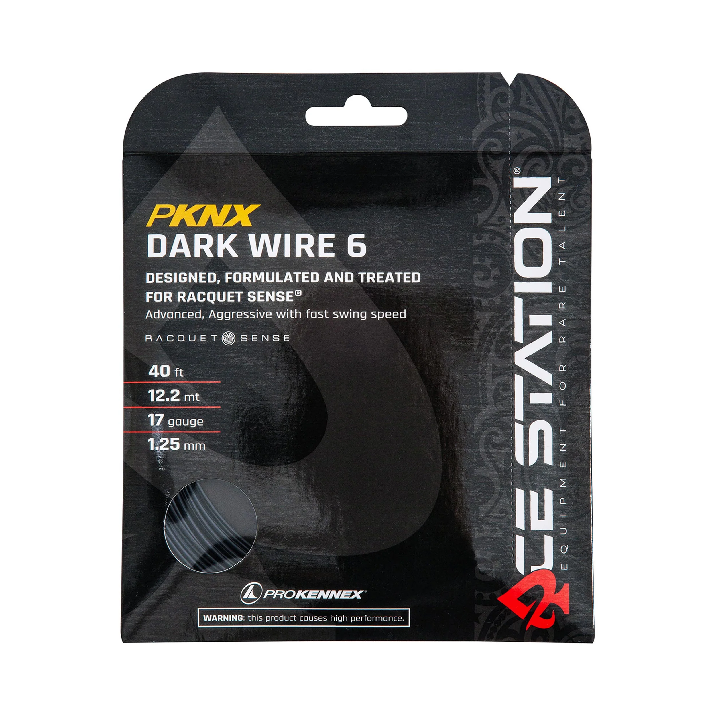 Dark Wire 6 Saitenset 12,2m-Schwarz