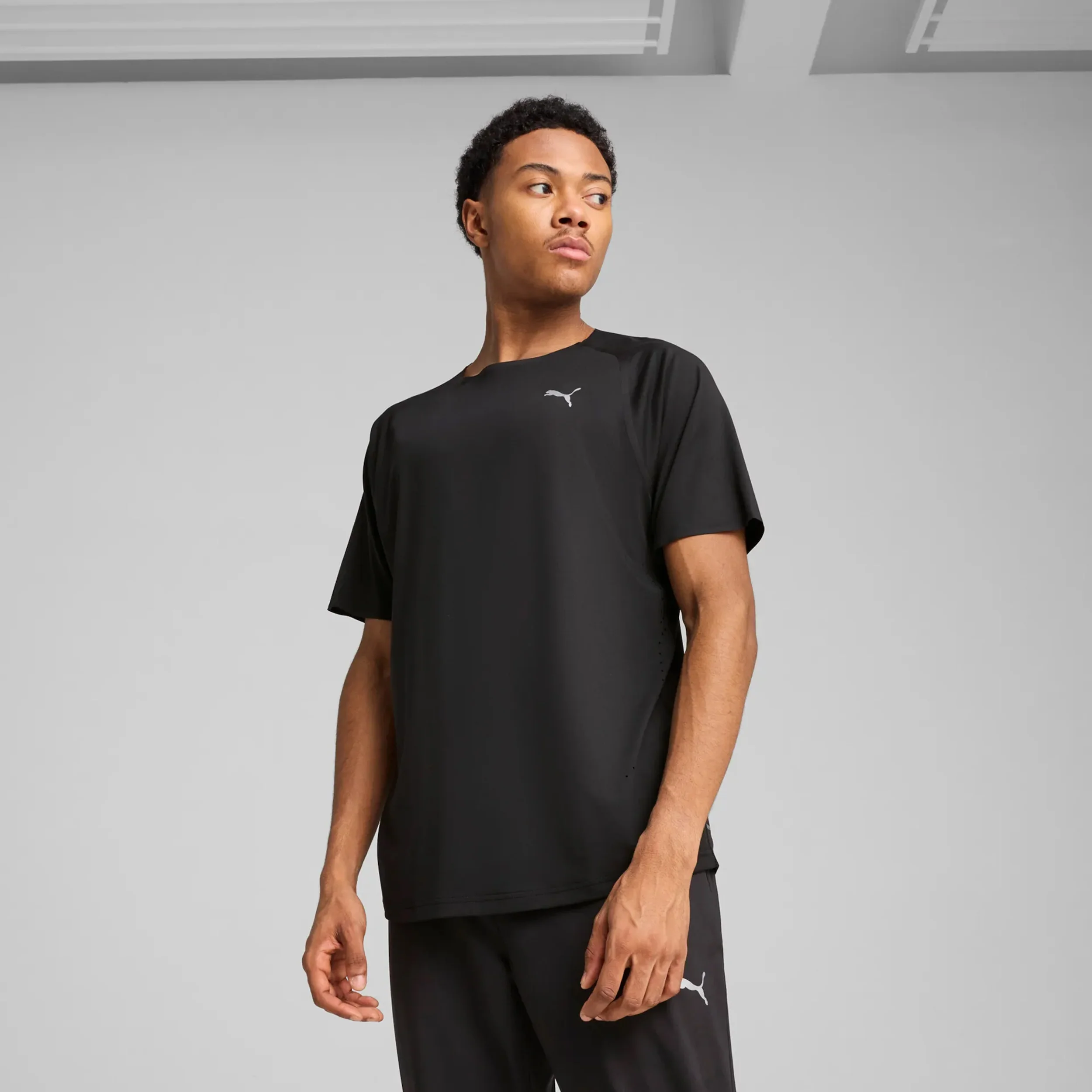 Cloudspun Laufshirt Herren-Schwarz - Image 2