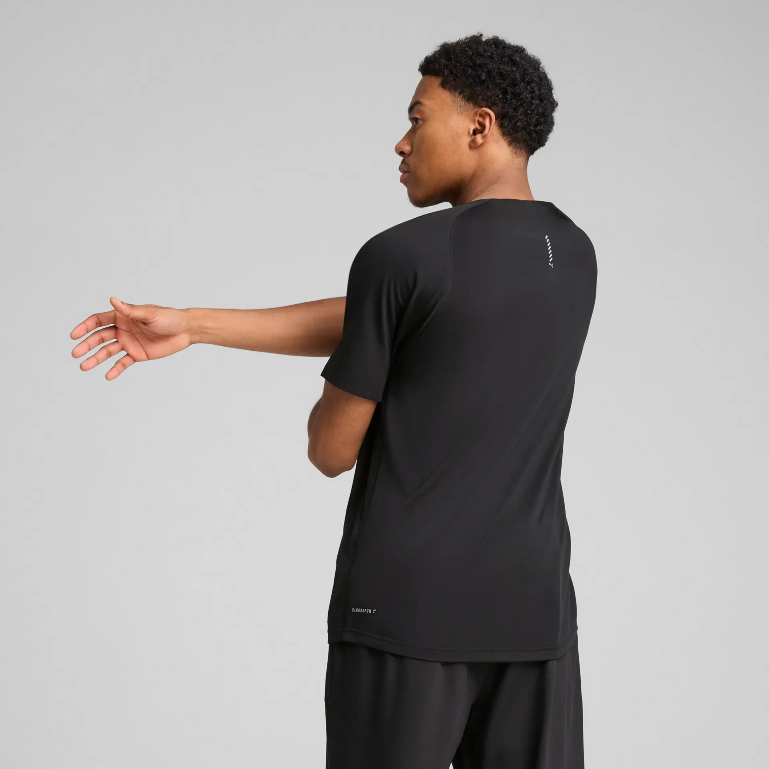 Cloudspun Laufshirt Herren-Schwarz - Image 3