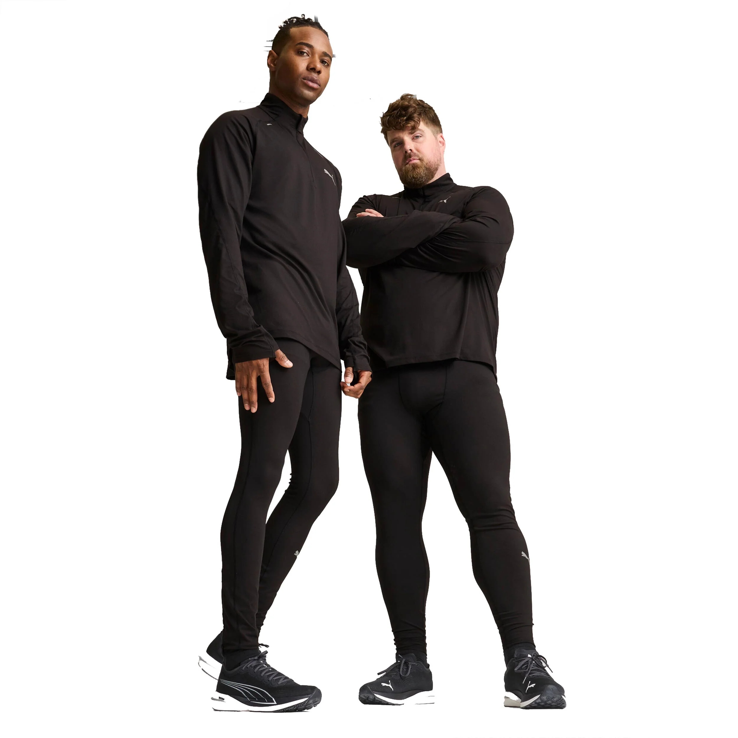 Favorites Brushed Lauftight Herren-Schwarz,Silber - Image 8