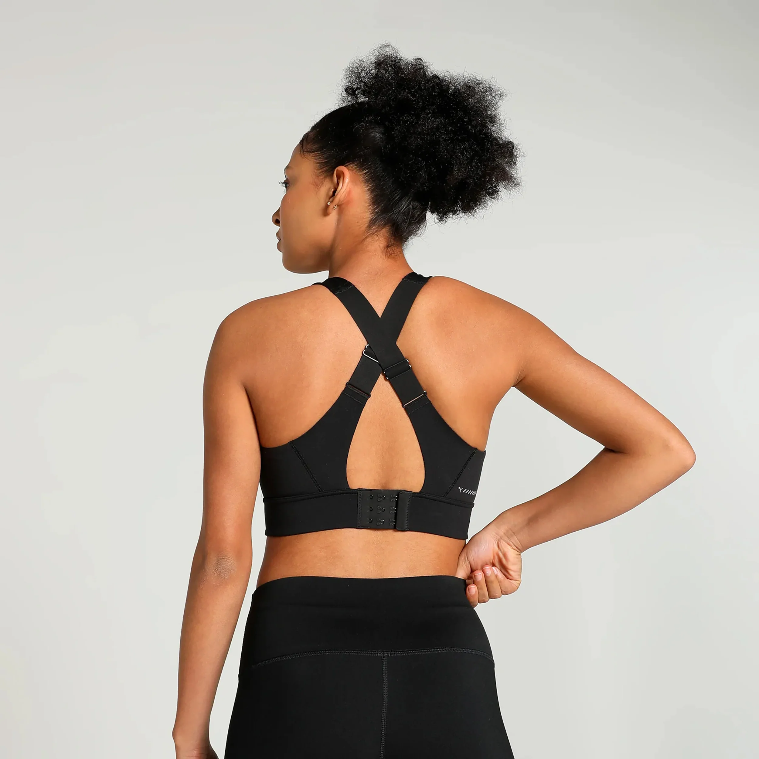PWRbreathe Sport-BH Damen-Schwarz - Image 4