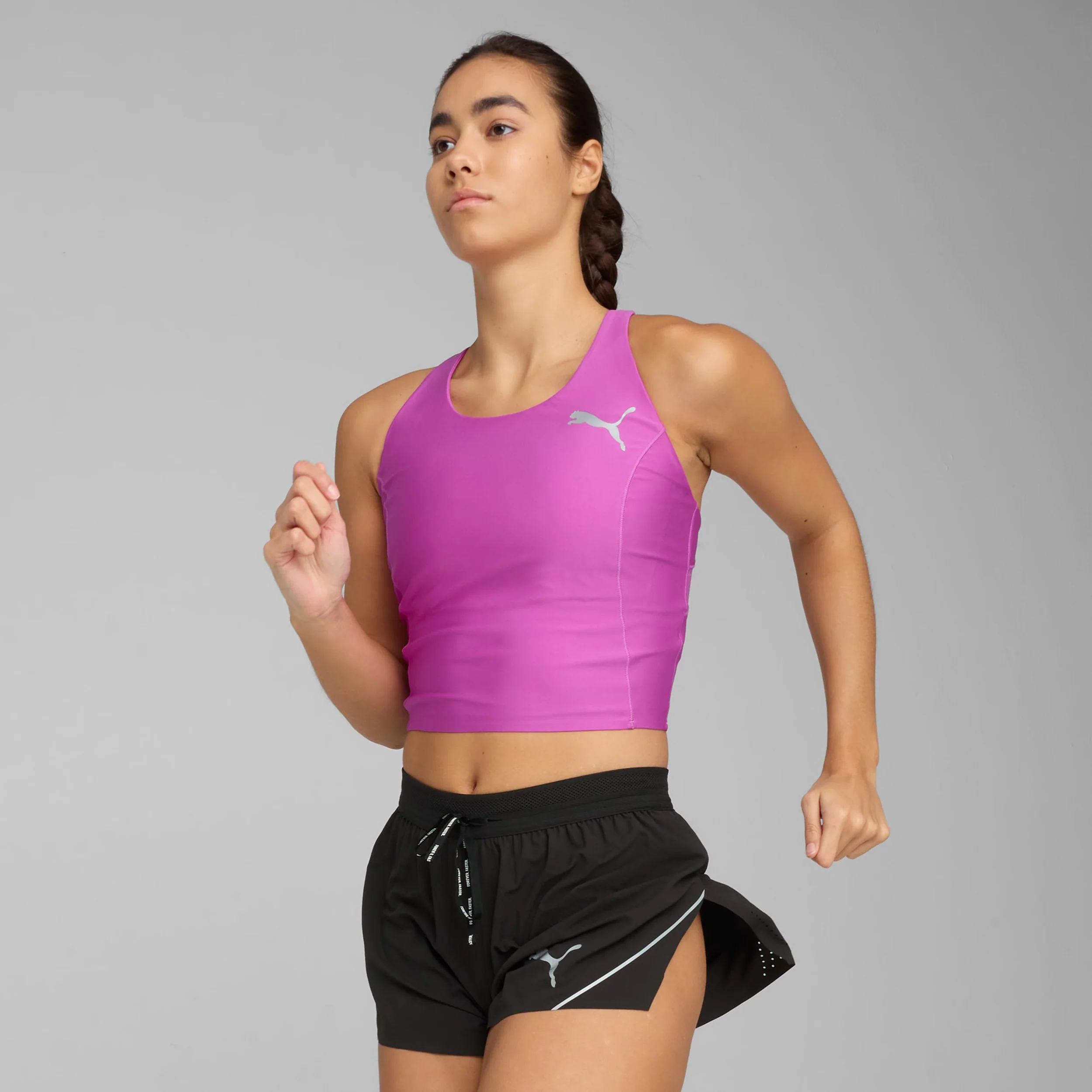 Raceday Ultraform Crop Tank-Top Damen-Pink - Image 6