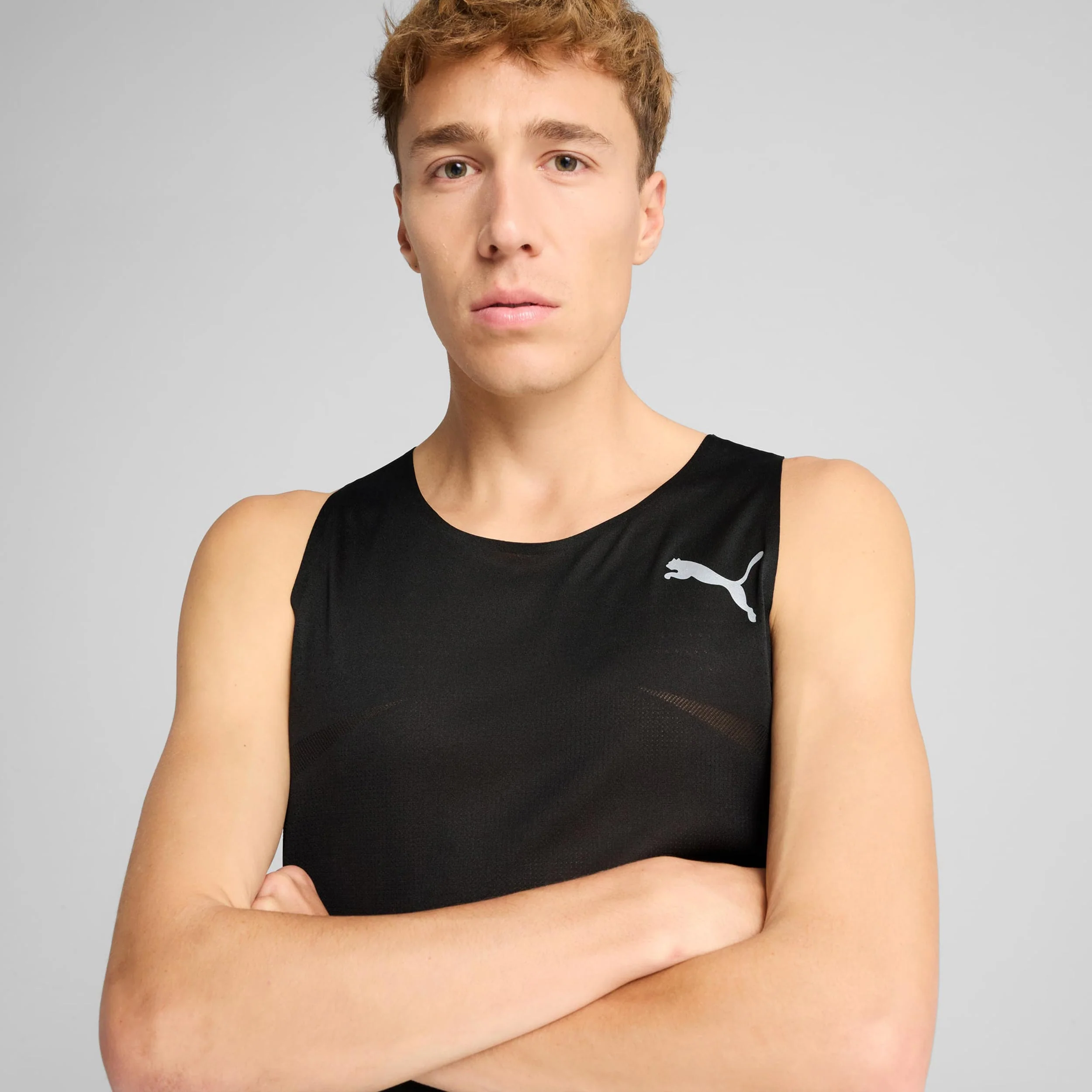 Raceday Ultraspun Laufshirt Herren-Schwarz - Image 4