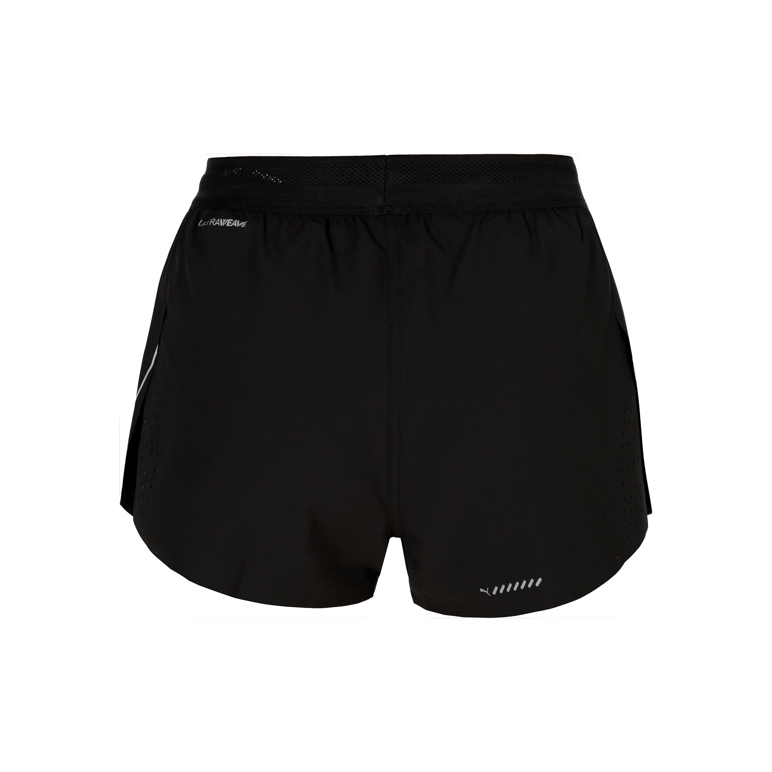 Raceday Ultraweave 3in Split Laufshorts Damen-Schwarz - Image 2