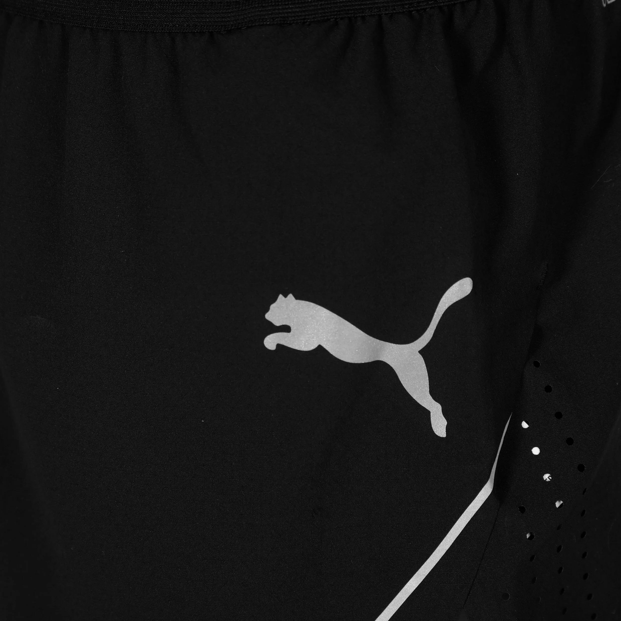 Raceday Ultraweave 3in Split Laufshorts Herren-Schwarz - Image 3