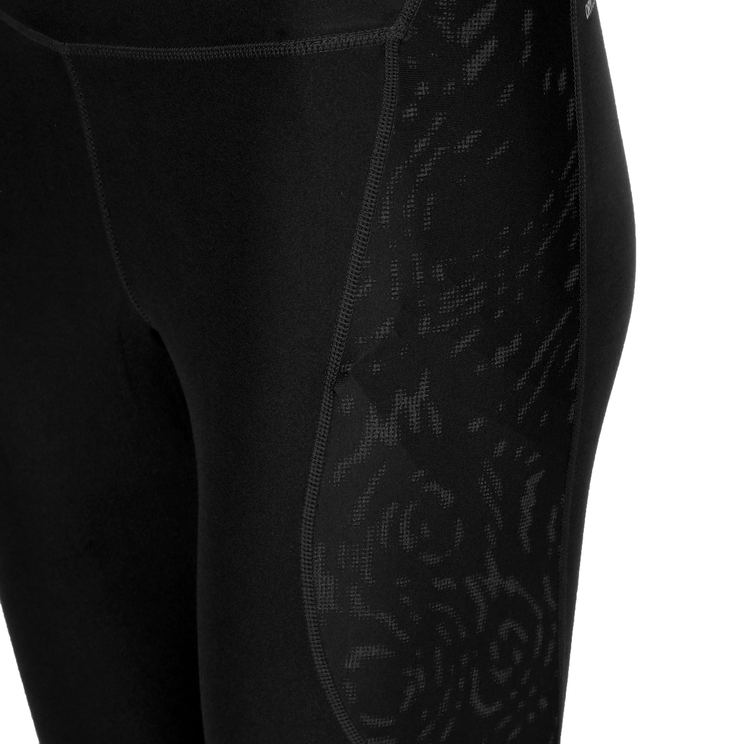 Run All Over Print Brushed Ultraform Highwaist FL Lauftight Damen-Schwarz - Image 4