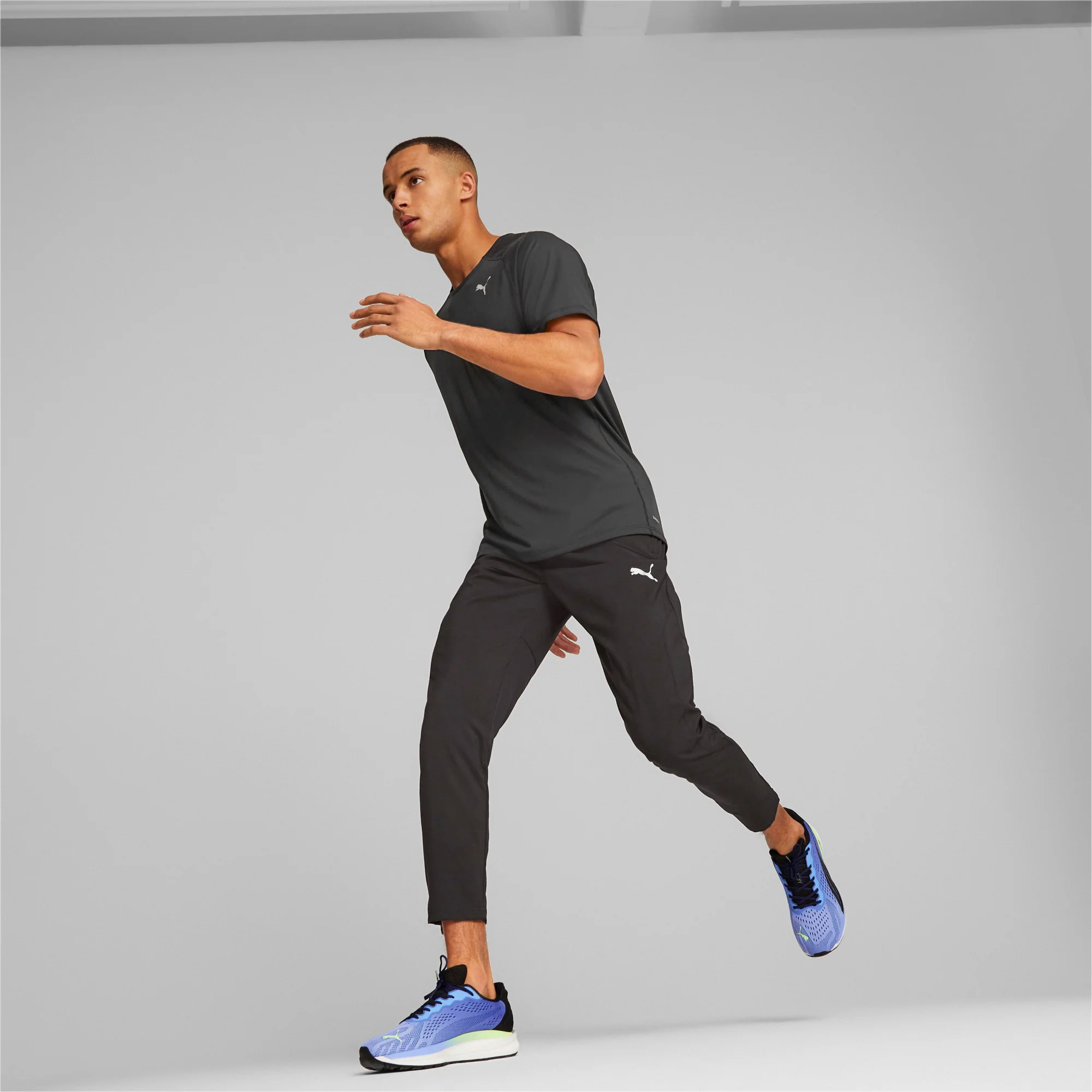 Run Cloudspun Laufshirt Herren-Schwarz - Image 5
