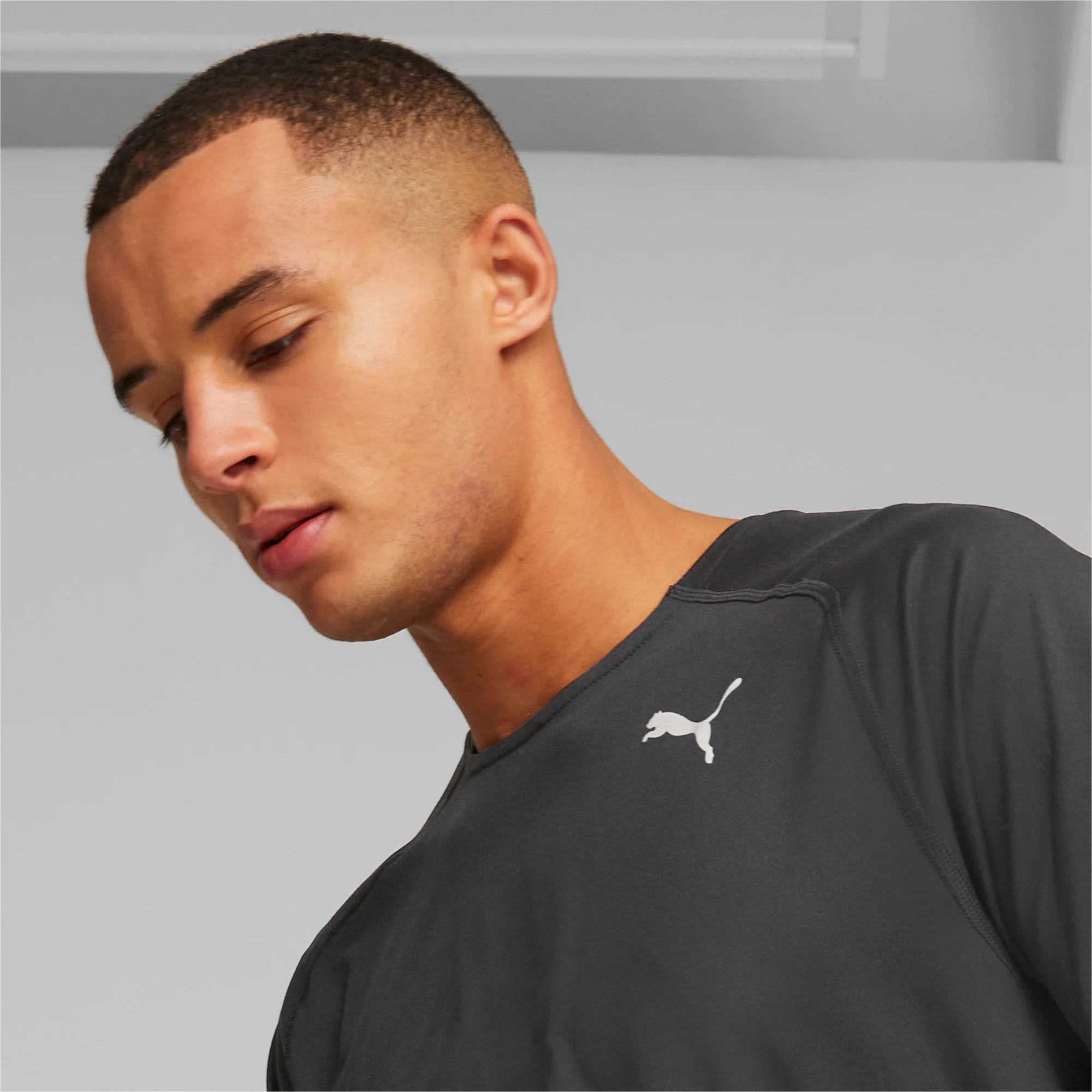 Run Cloudspun Laufshirt Herren-Schwarz - Image 7