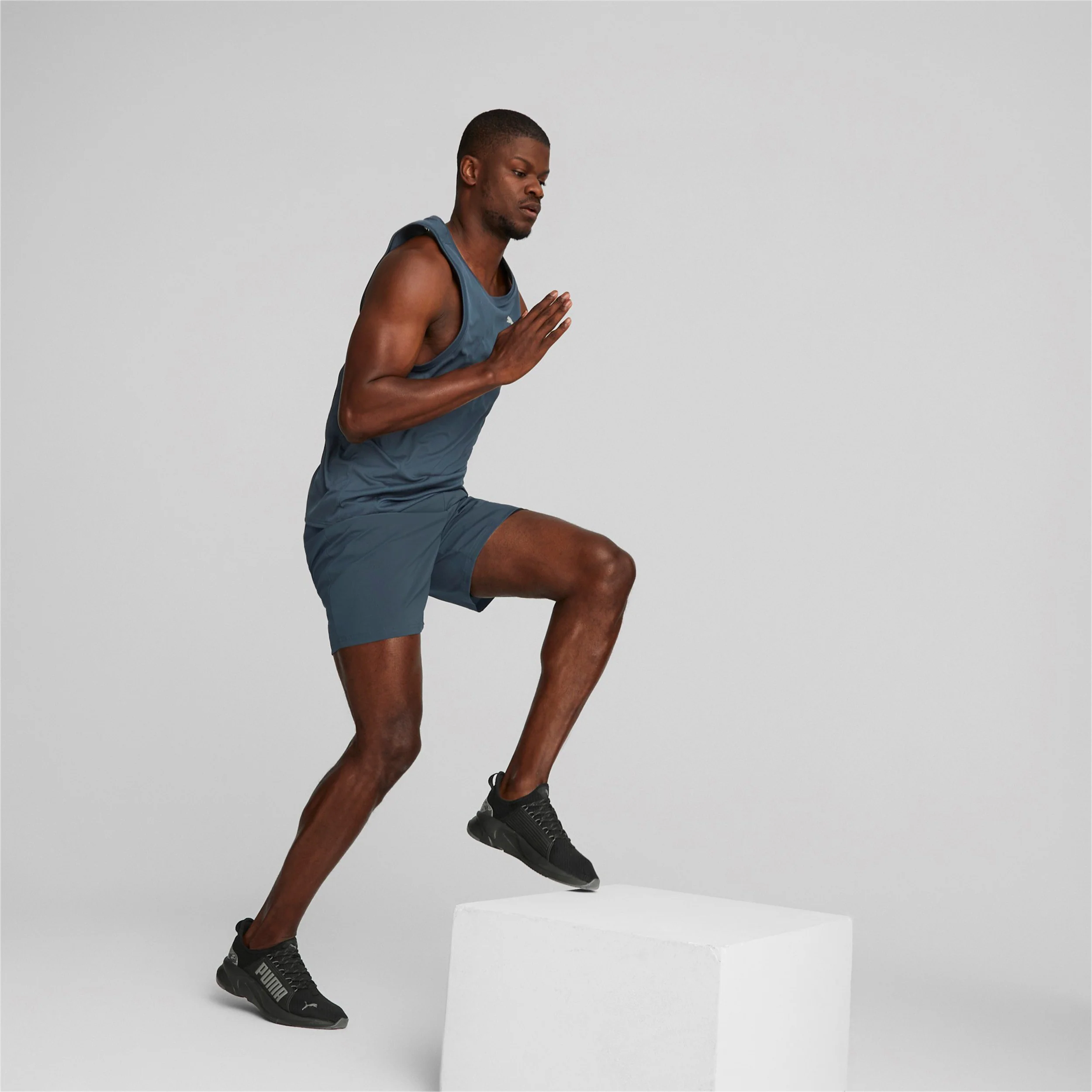 Run Favorite 2in1 Laufshorts Herren-Petrol - Image 5