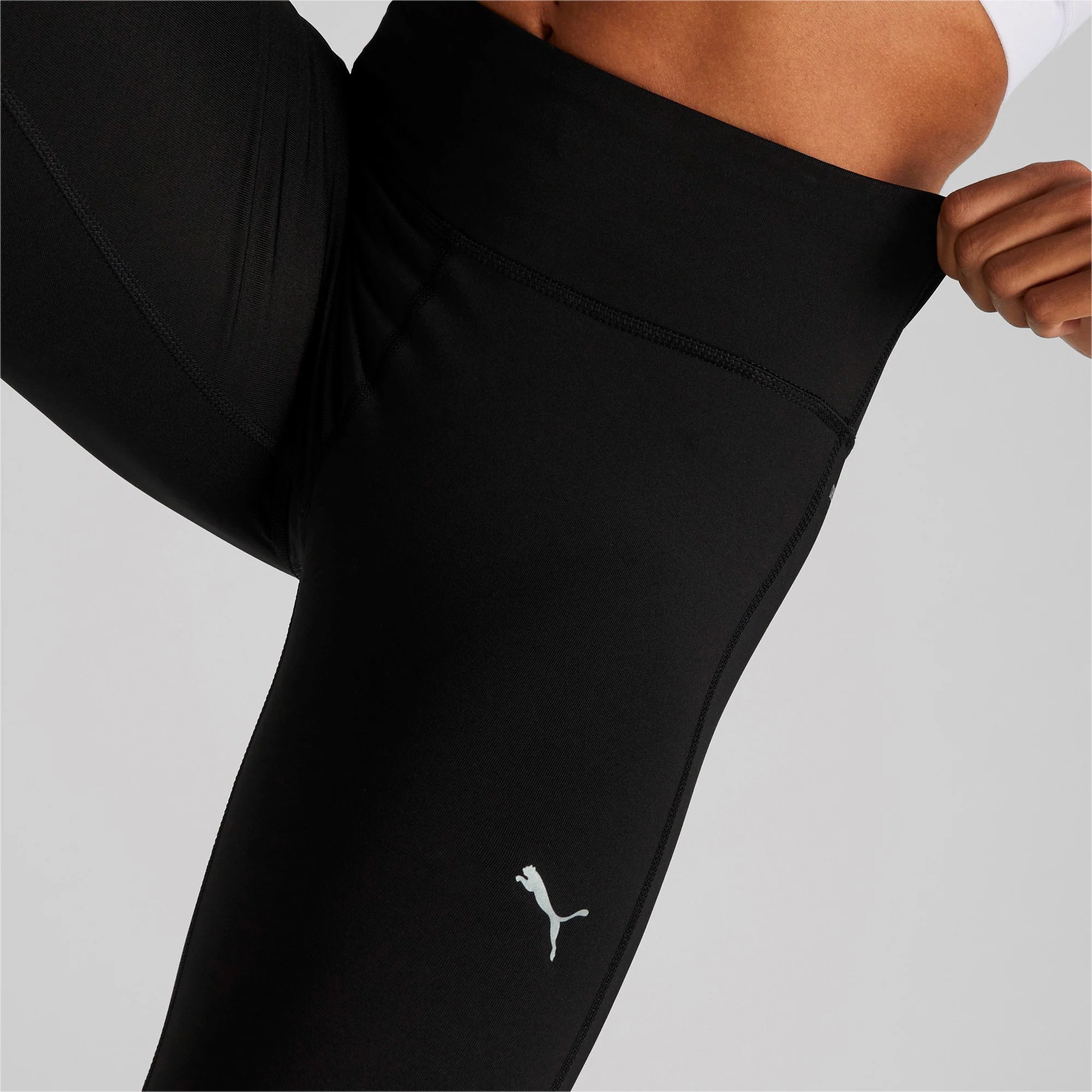 Run Favorite Regular Rise Long Tight Damen-Schwarz,Flieder - Image 5