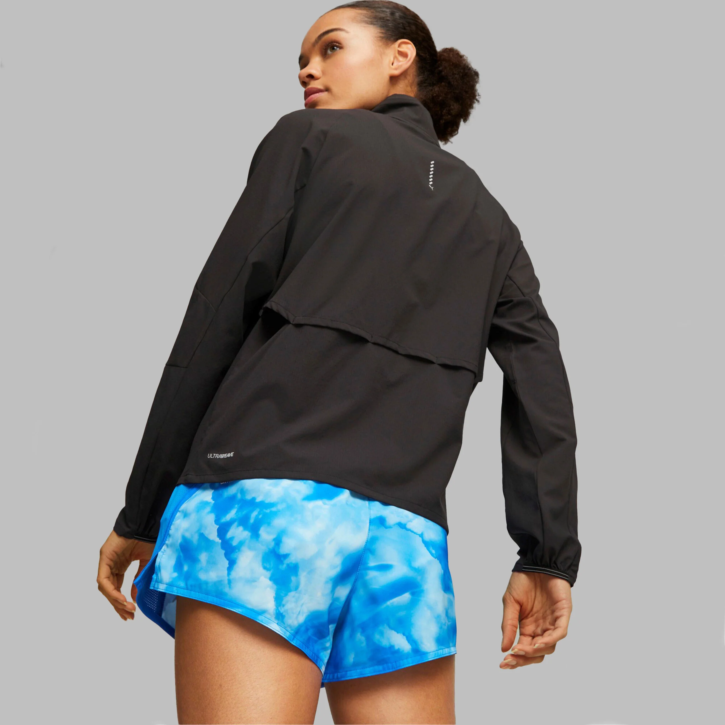 Run Ultraweave Laufjacke Damen-Schwarz - Image 7