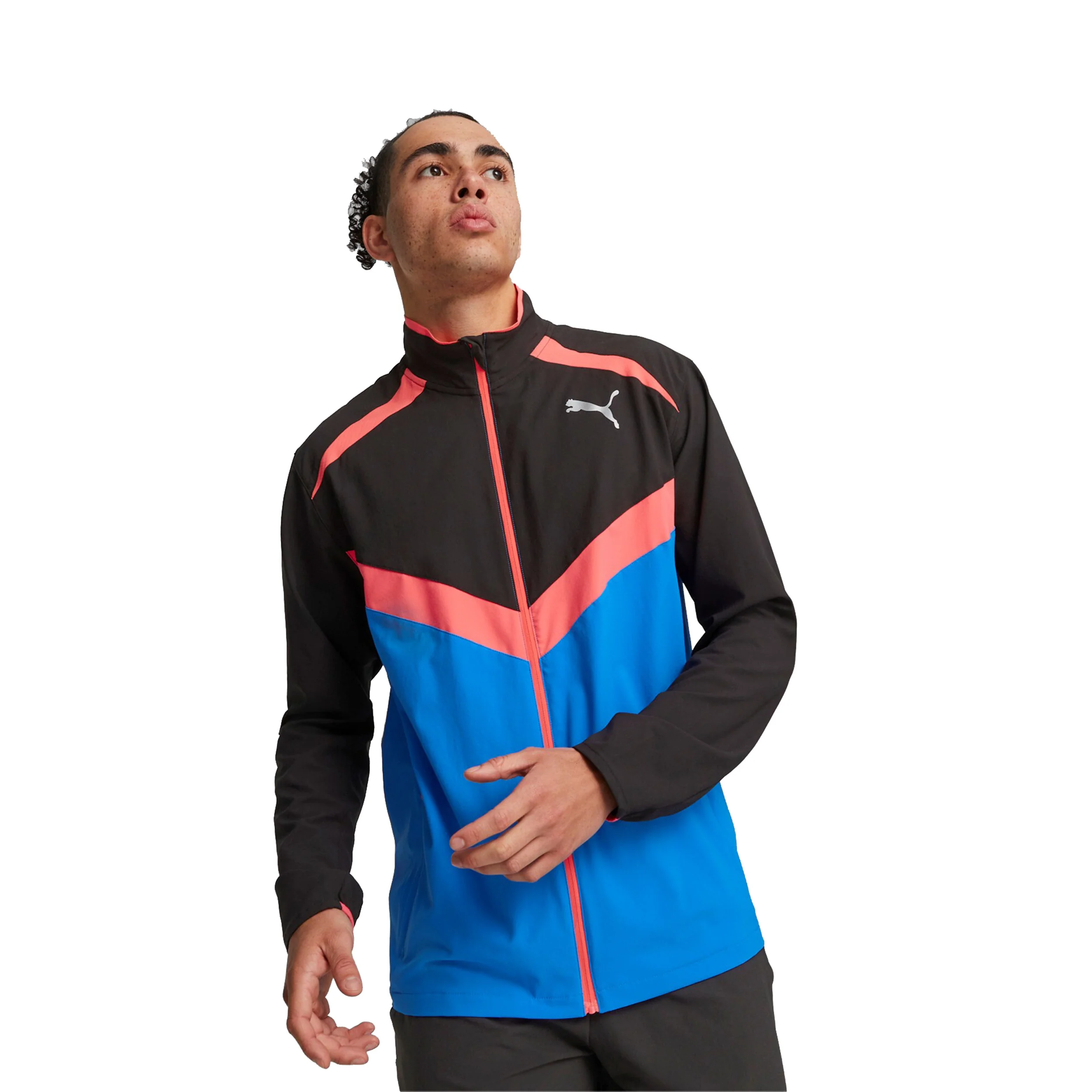 Run Ultraweave Laufjacke Herren-Schwarz,Blau - Image 6