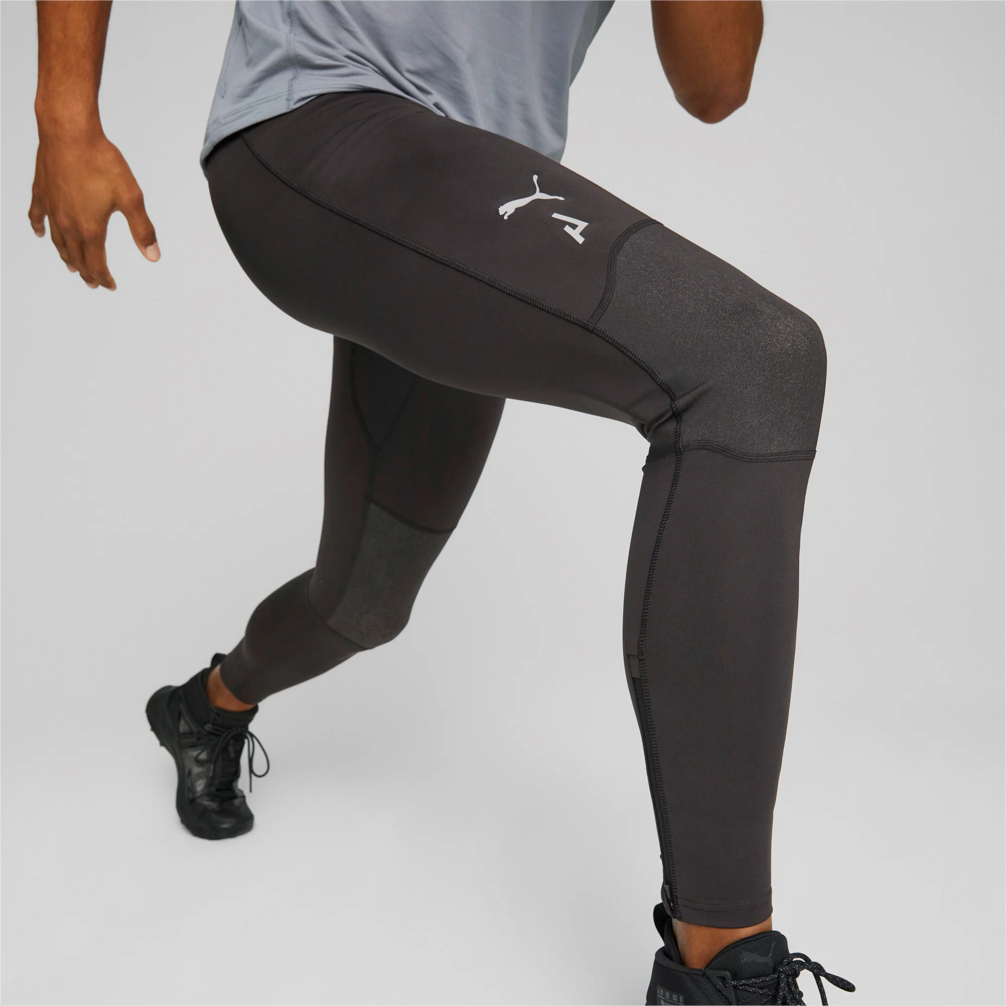 Seasons Full Lauftight Herren-Schwarz - Image 3