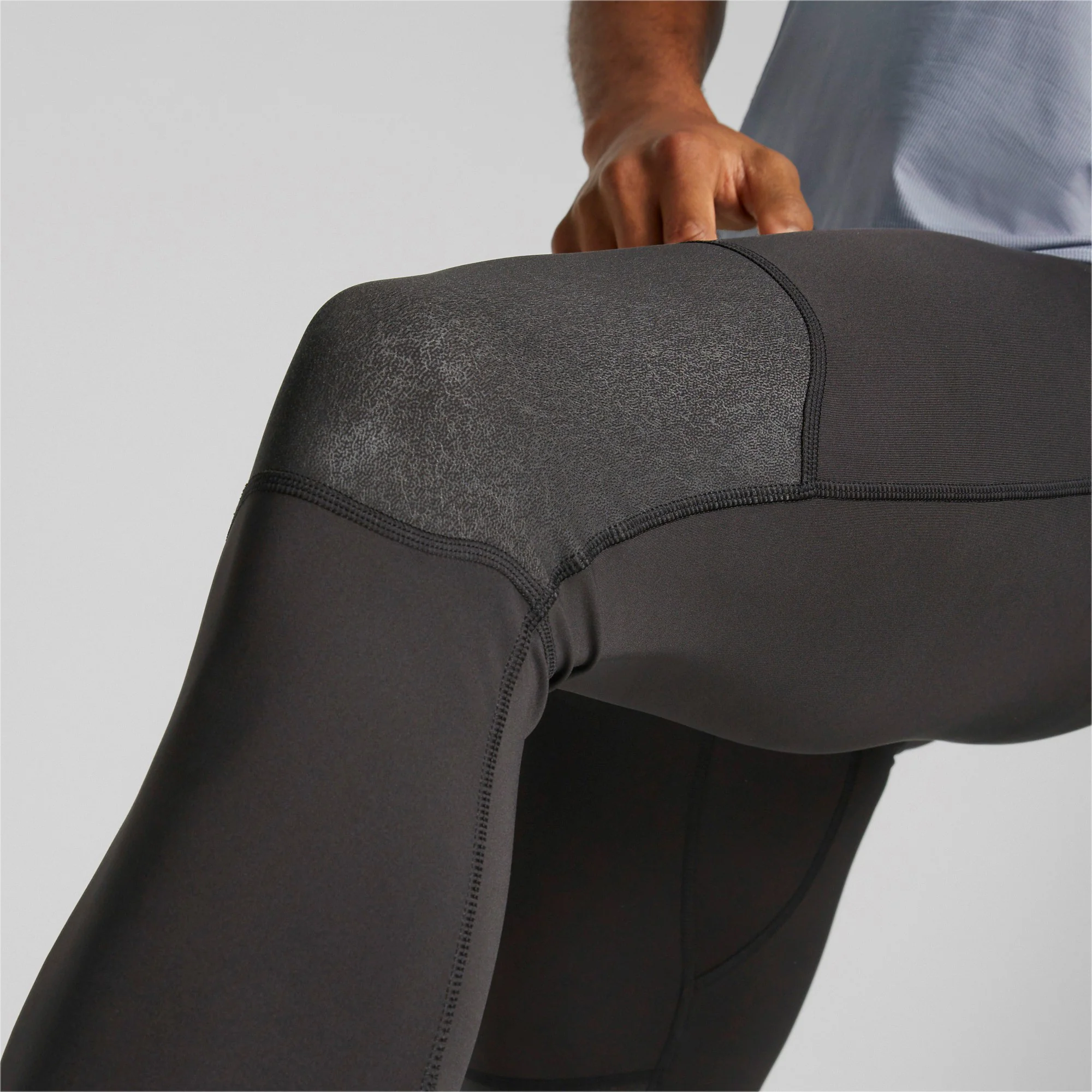 Seasons Full Lauftight Herren-Schwarz - Image 7