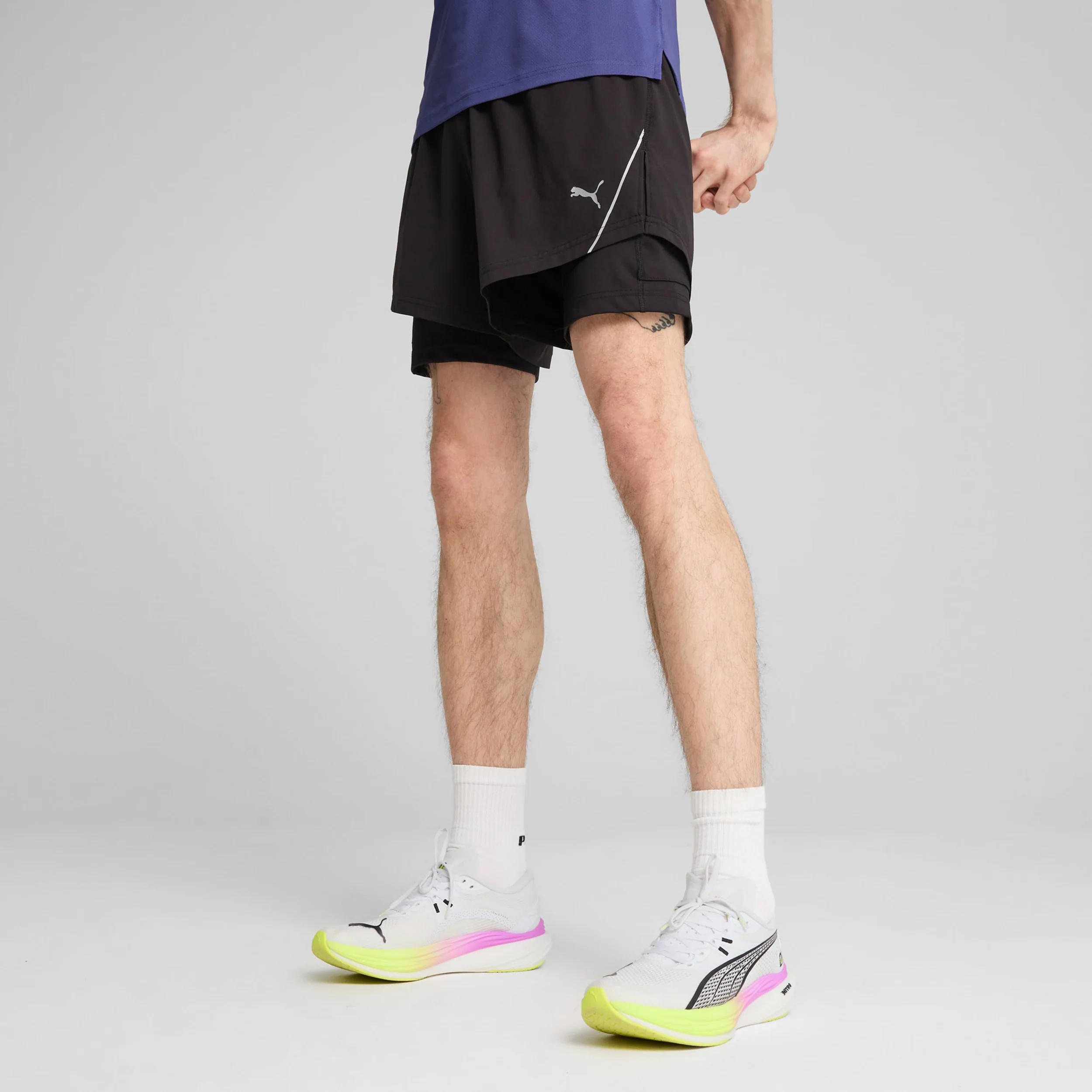Ultraweave 2in1 5in Laufshorts Herren-Schwarz - Image 6