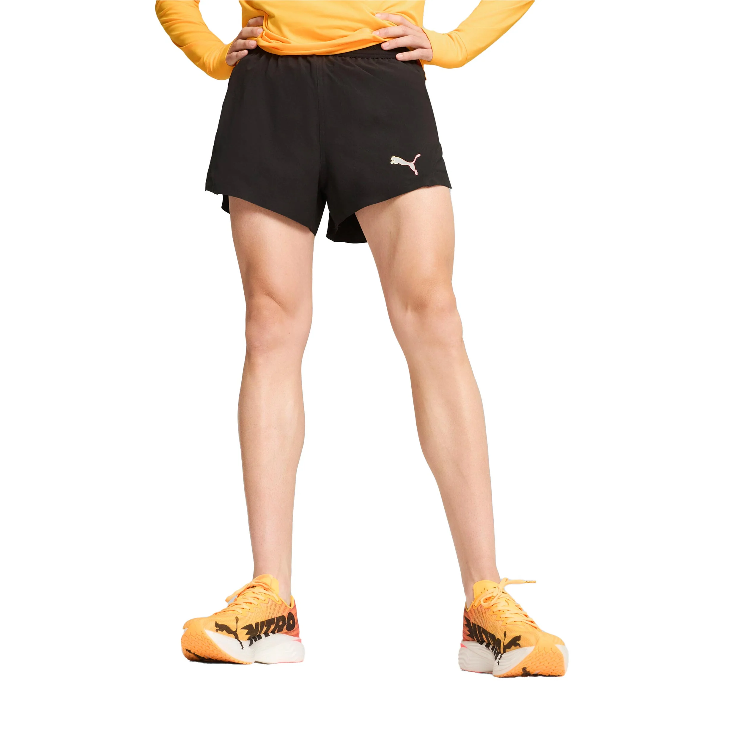 Ultraweave Velocity 3in Split Laufshorts Herren-Schwarz - Image 6