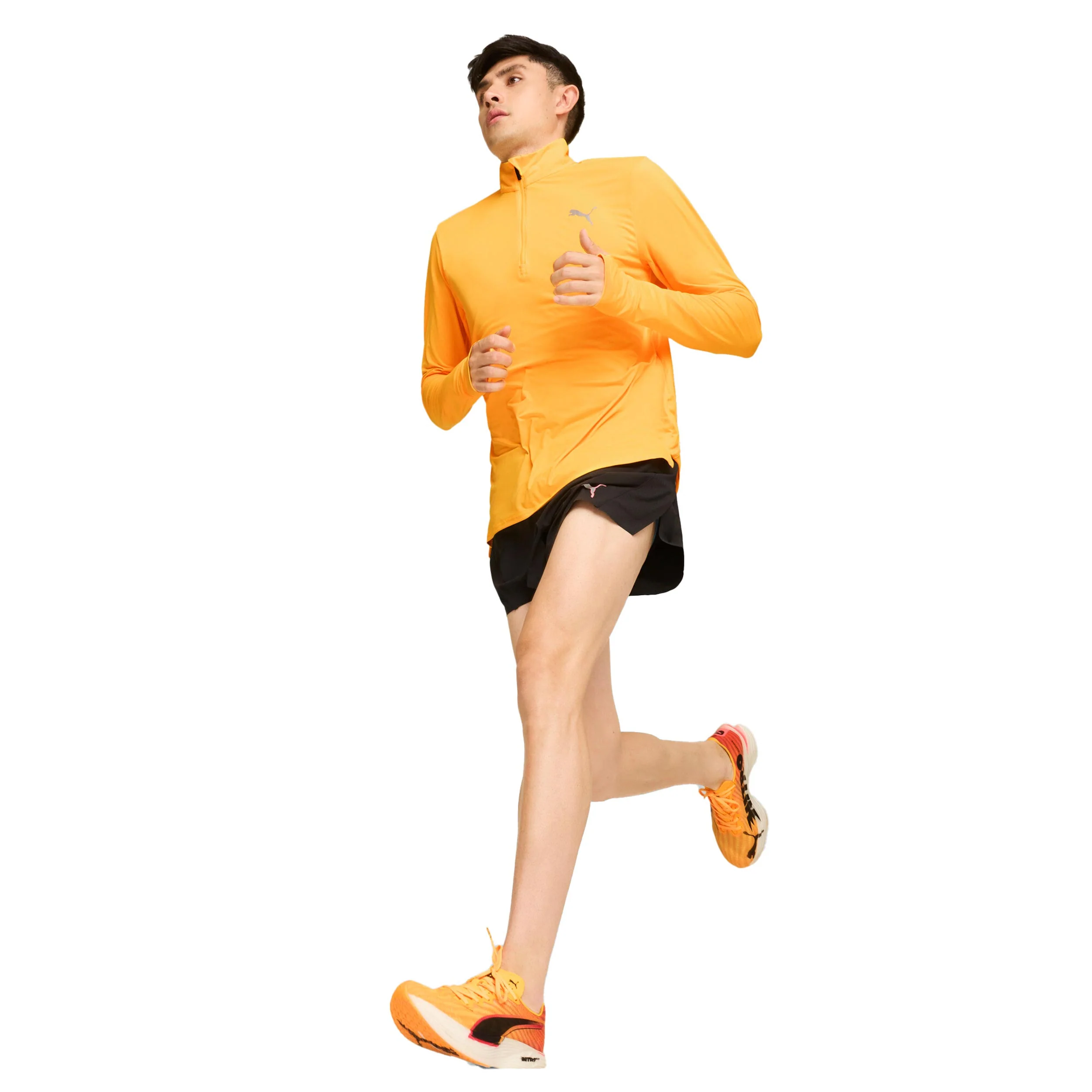 Ultraweave Velocity 3in Split Laufshorts Herren-Schwarz - Image 7