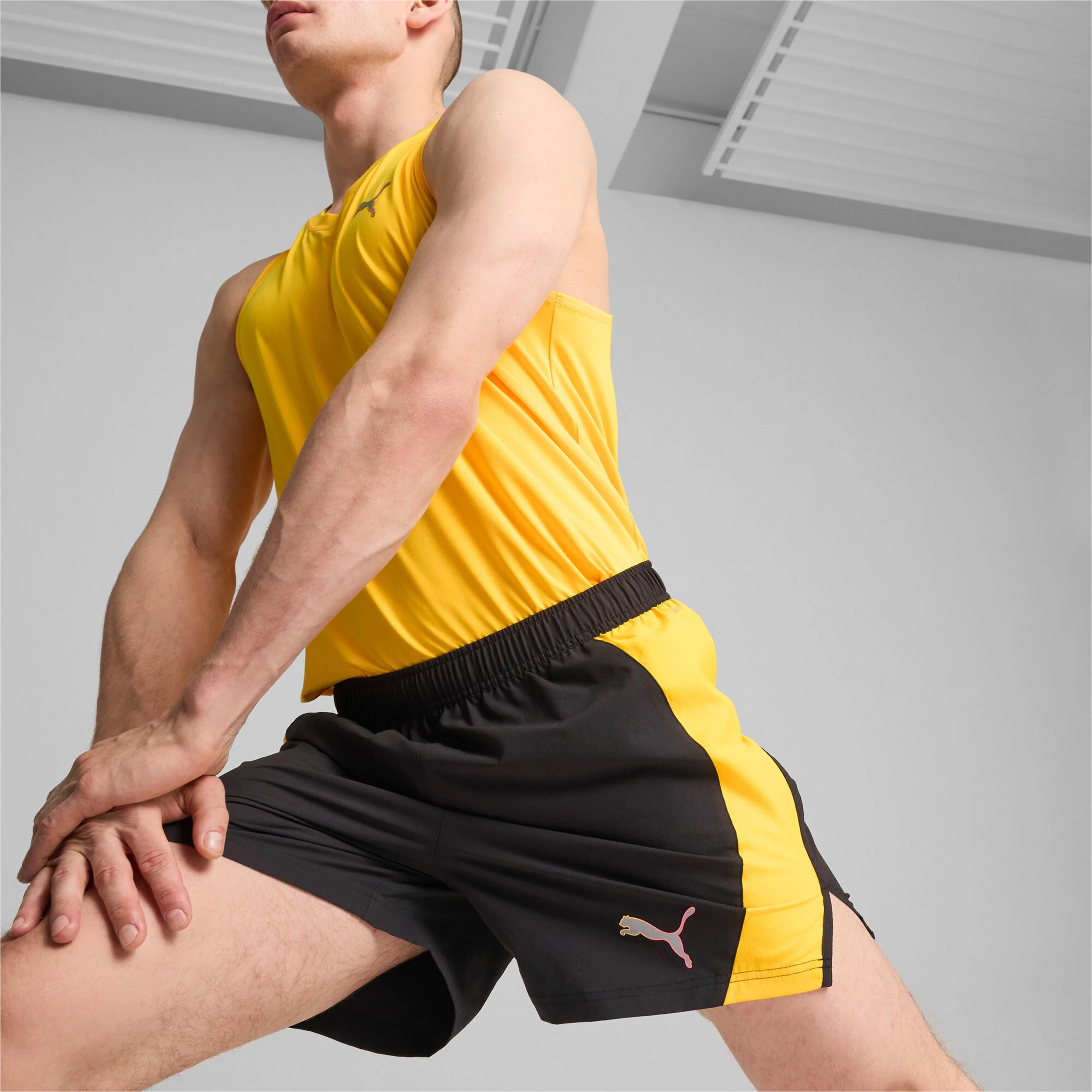 Ultraweave Velocity 5in Laufshorts Herren-Schwarz,Orange - Image 8
