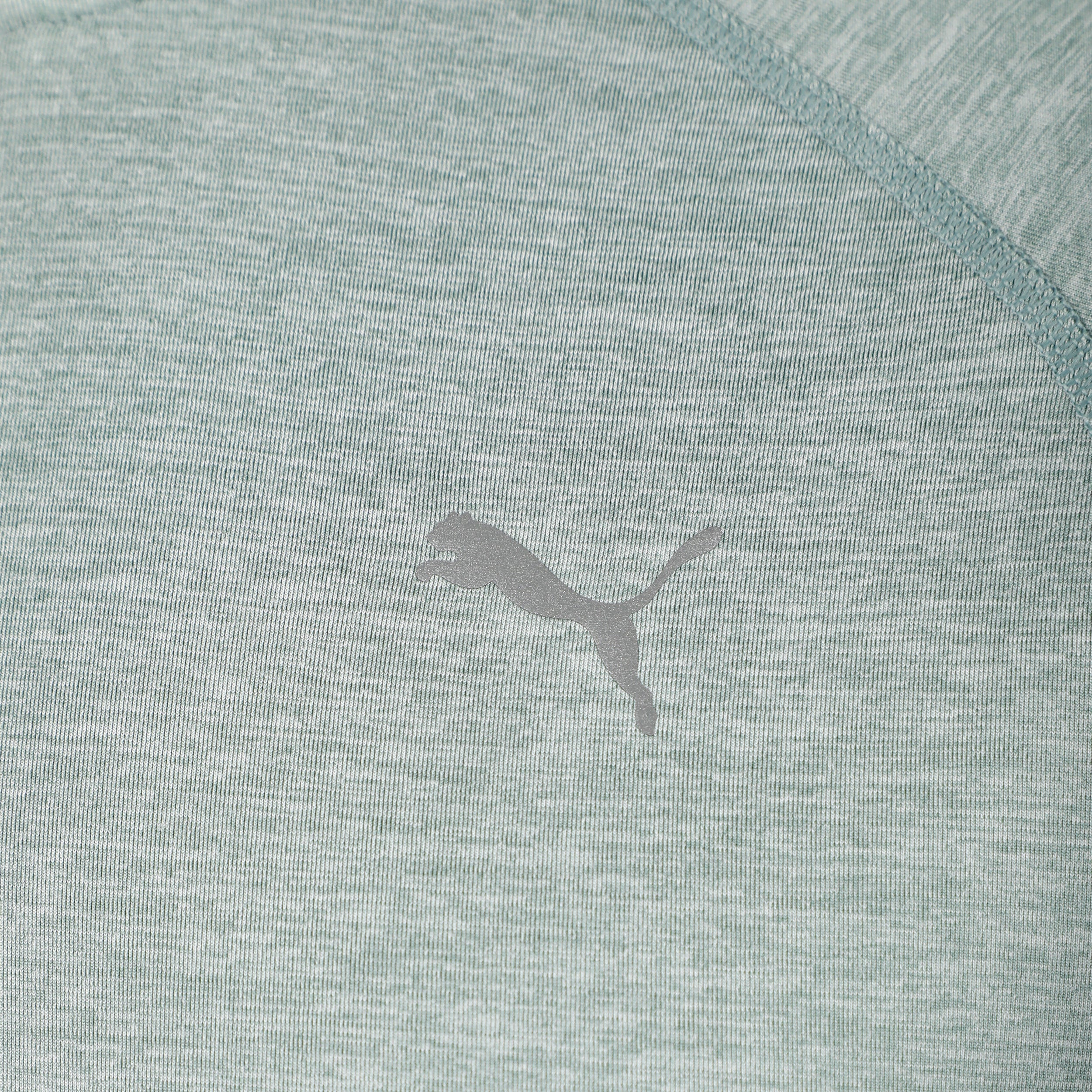 Velocity Cloudspun 1/4 Zip Laufshirt Herren-Grün - Image 3