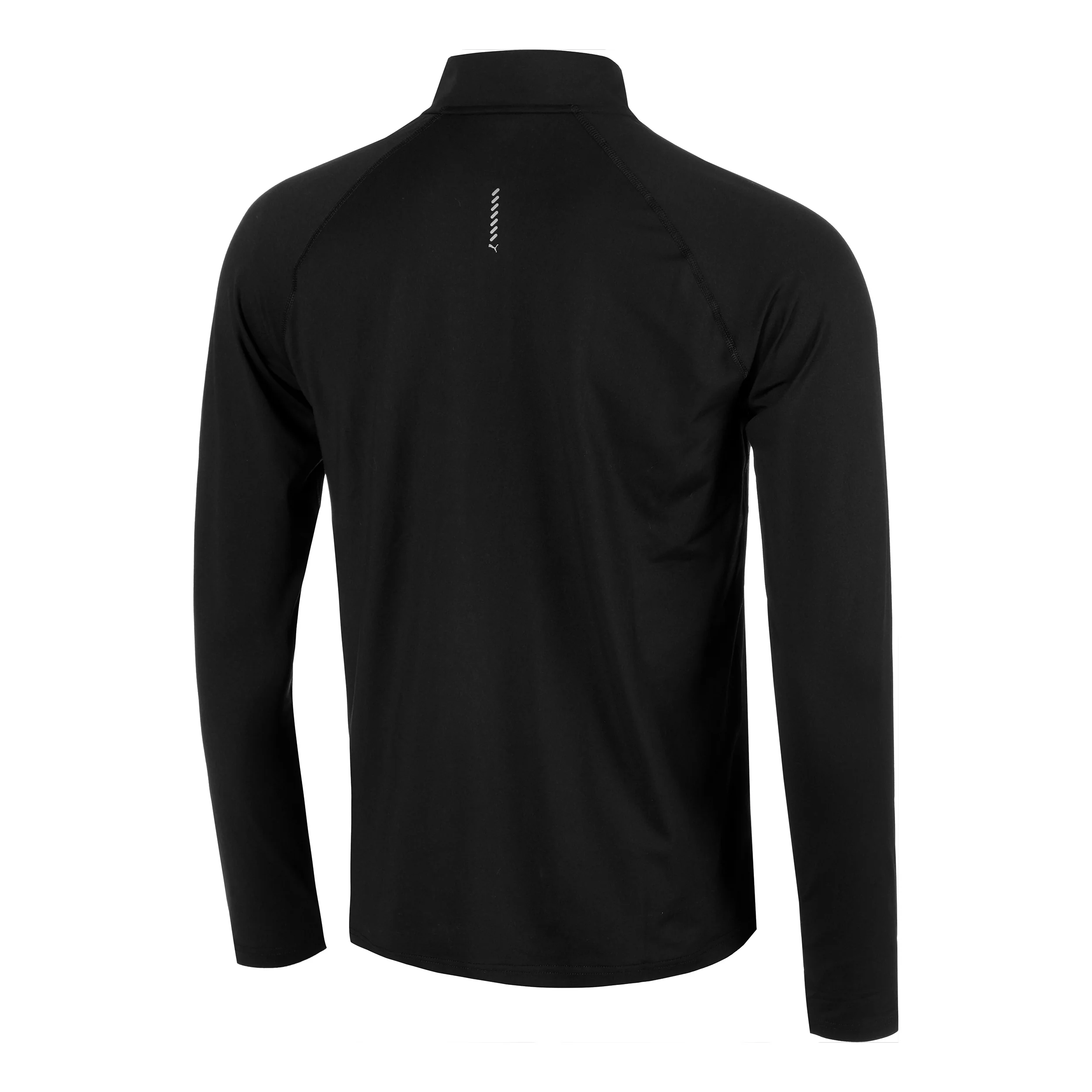 Velocity Cloudspun 1/4 Zip Laufshirt Herren-Schwarz - Image 2
