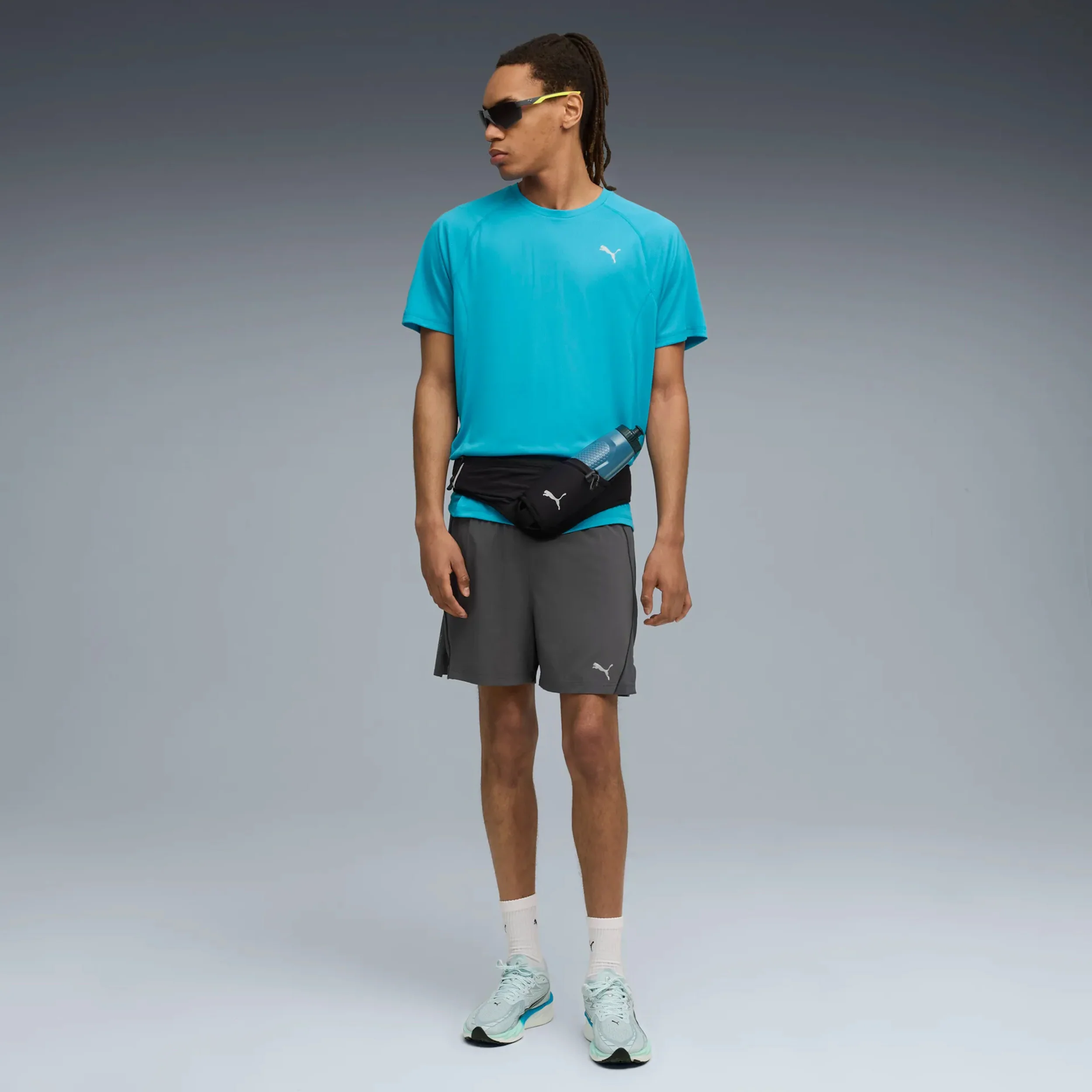 Velocity Laufshirt Herren-blau - Image 4