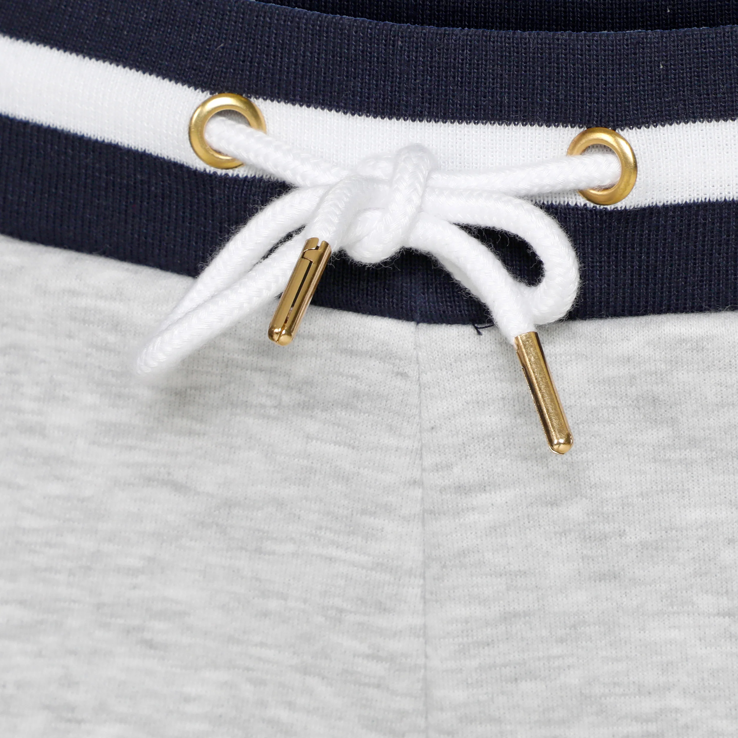 Basic Shorts Damen-Hellgrau,Dunkelblau - Image 10