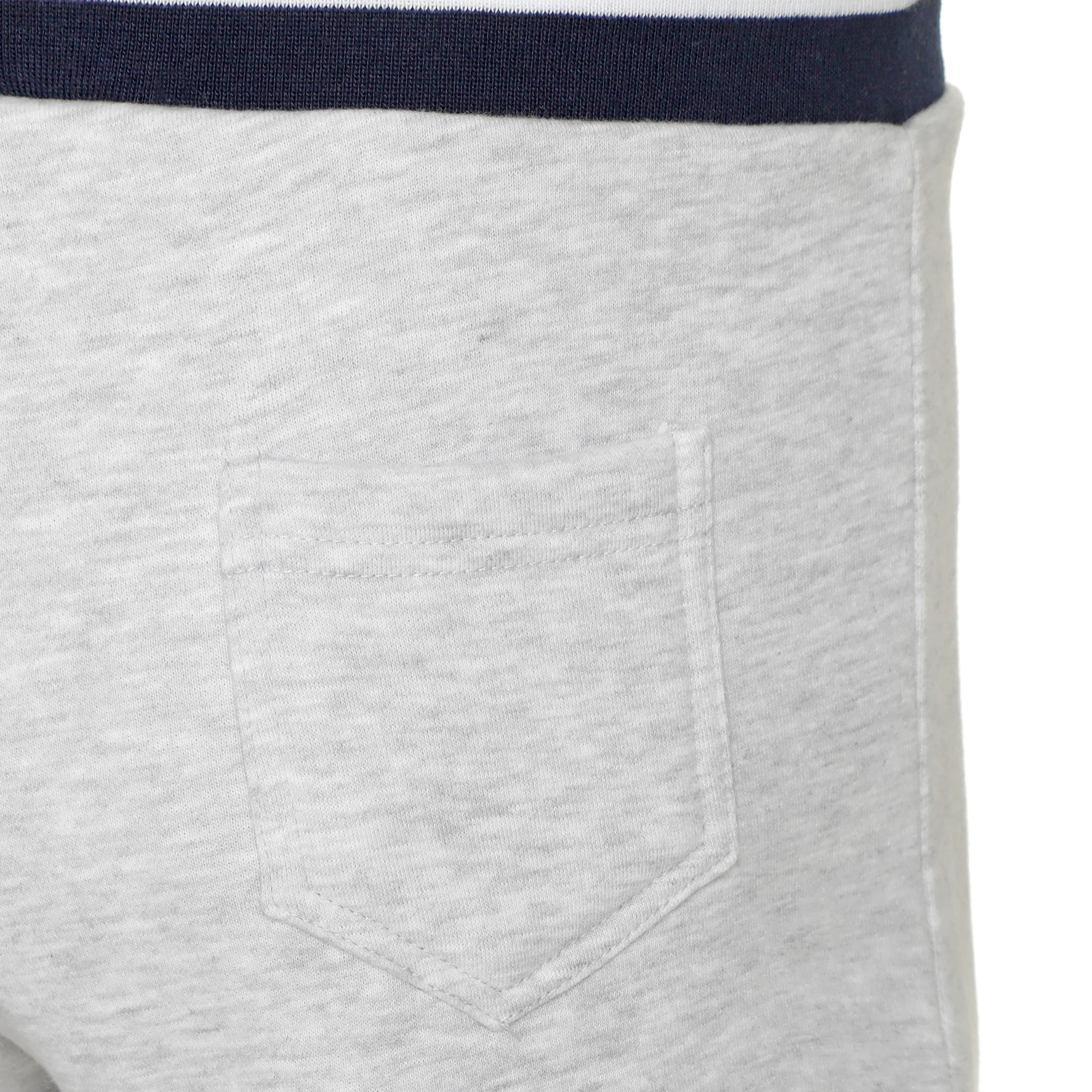 Basic Shorts Damen-Hellgrau,Dunkelblau - Image 11