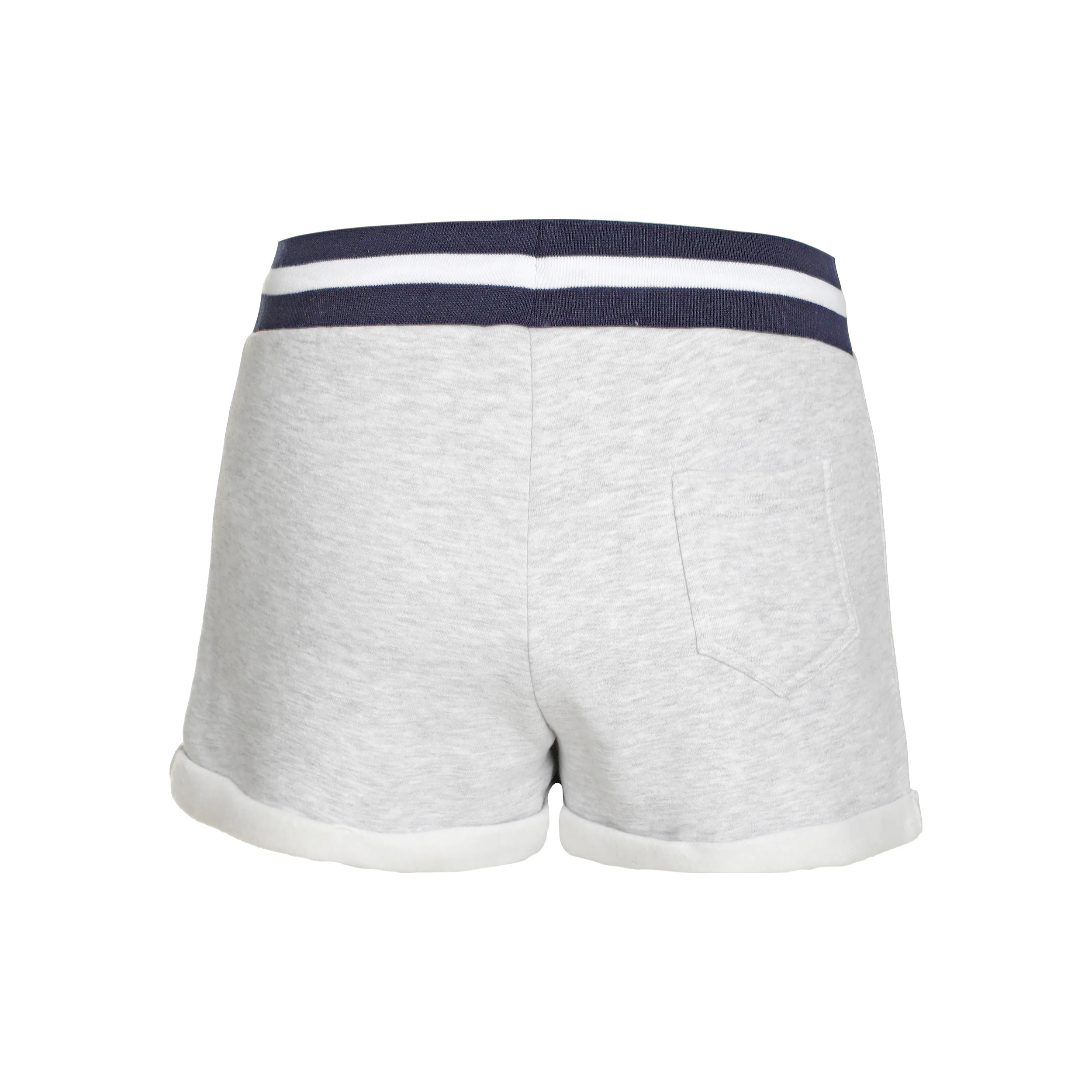Basic Shorts Damen-Hellgrau,Dunkelblau - Image 2