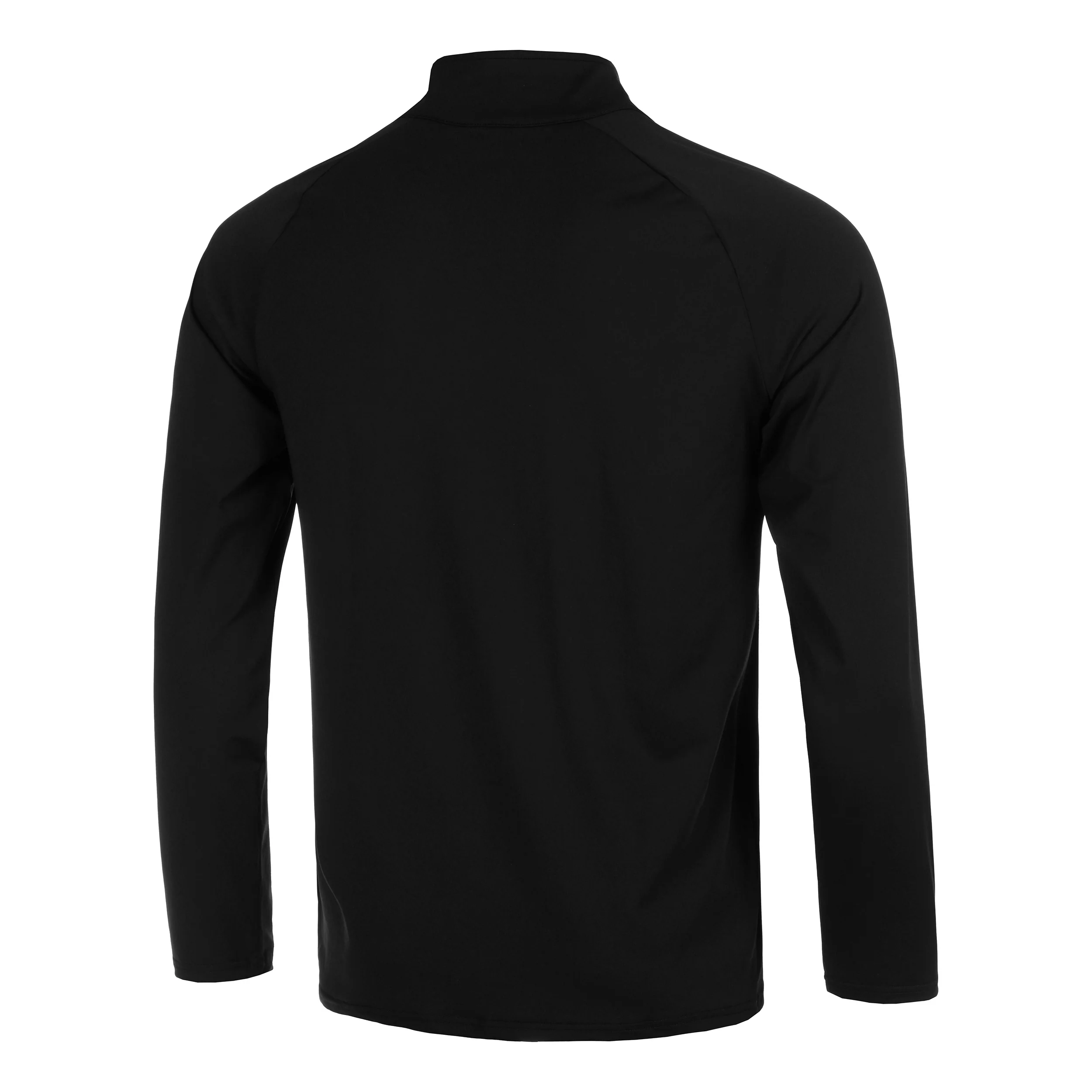 Big Serve 1/4 Zip Longsleeve Herren-Schwarz - Image 2