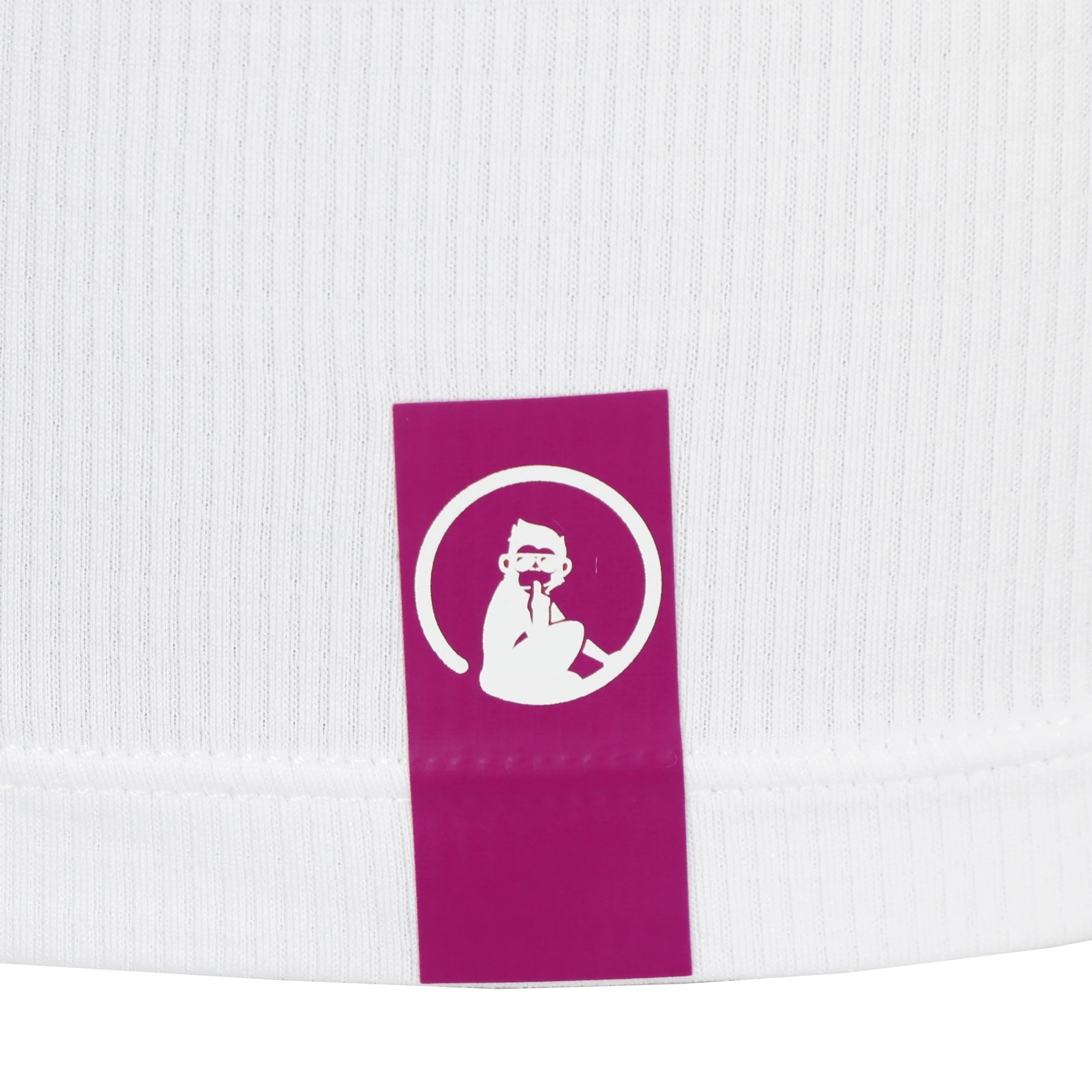 Break Ringer T-Shirt Herren-weiß, berry - Image 5
