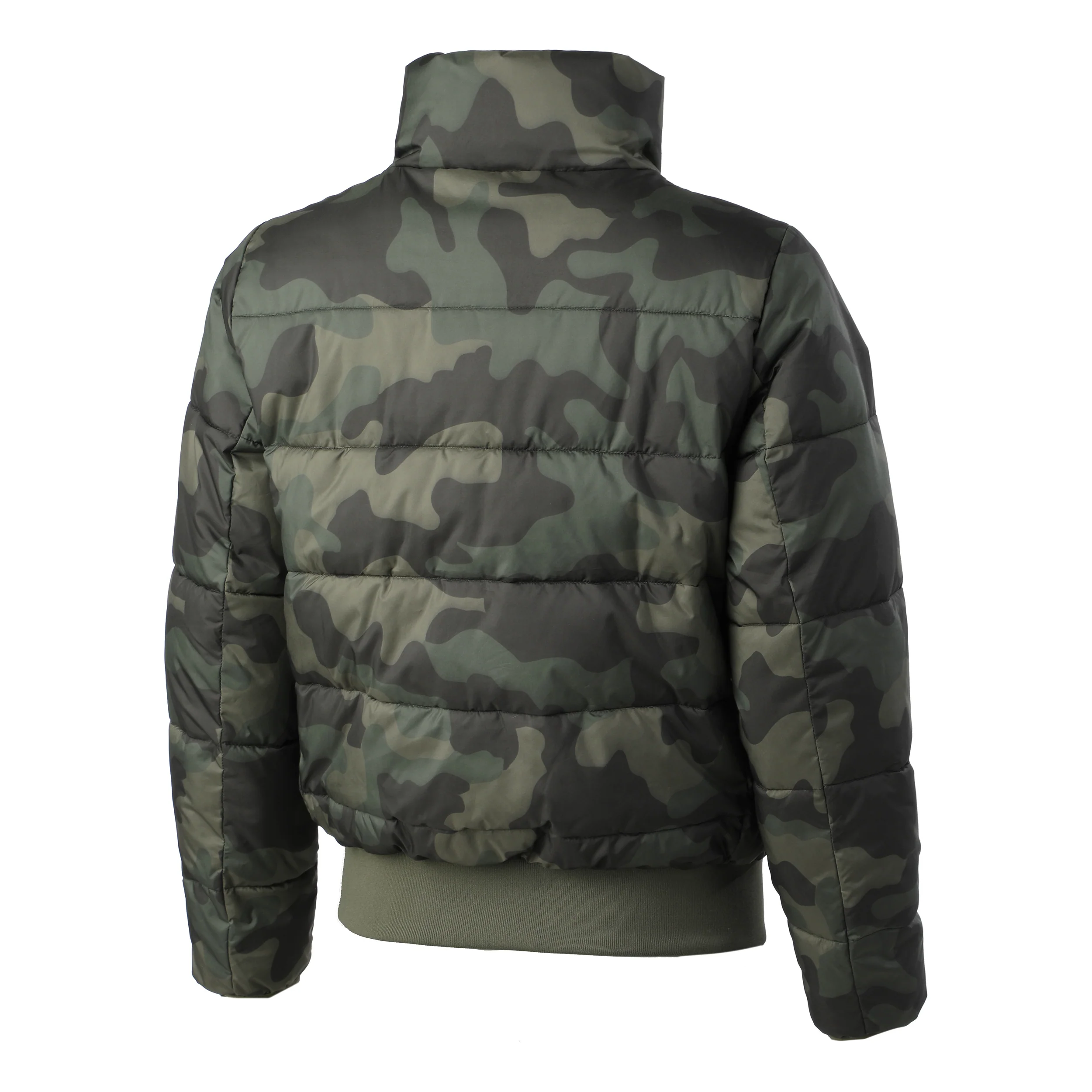 Camou Supercourt Daunenjacke Damen-Oliv,Khaki - Image 2