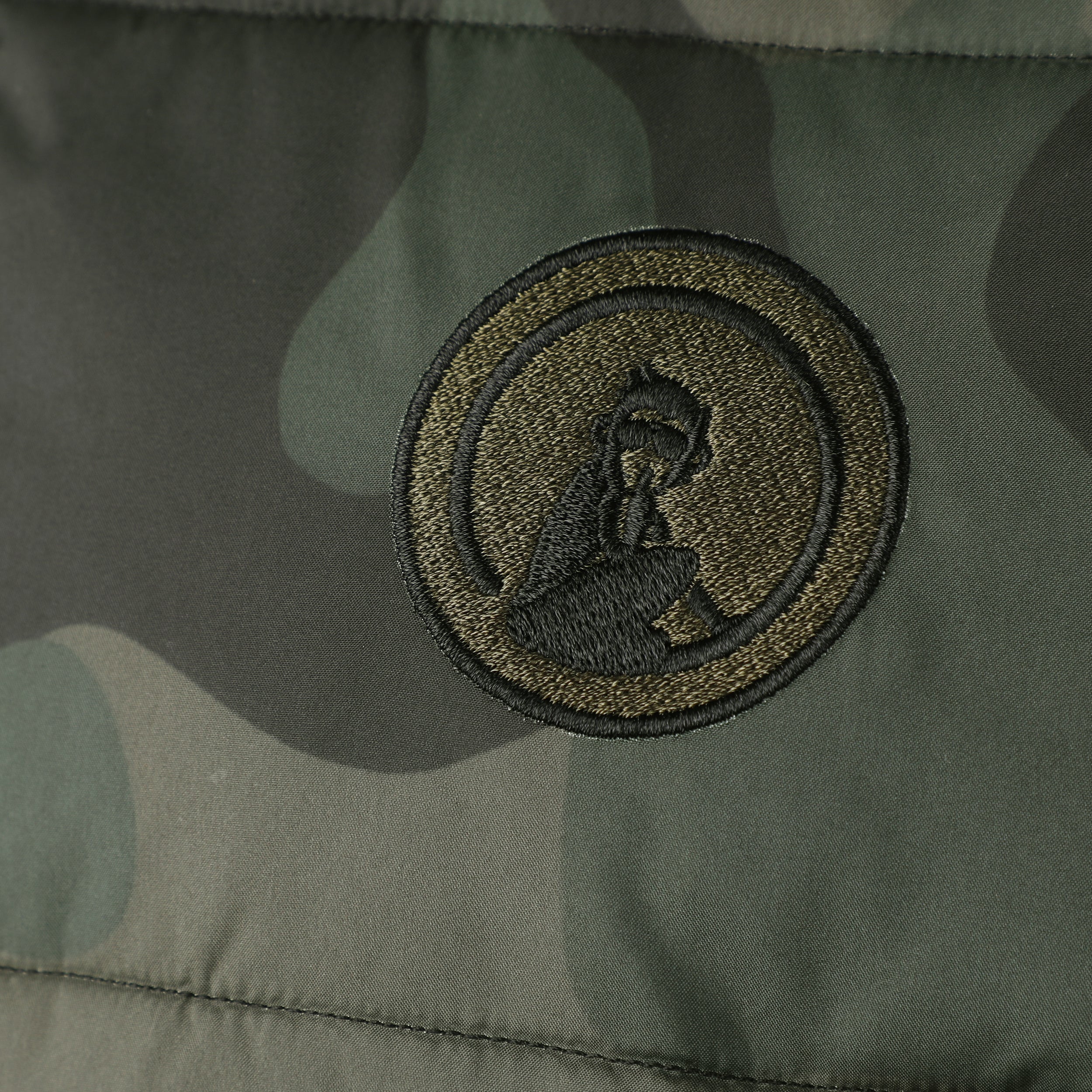 Camou Supercourt Daunenjacke Damen-Oliv,Khaki - Image 3