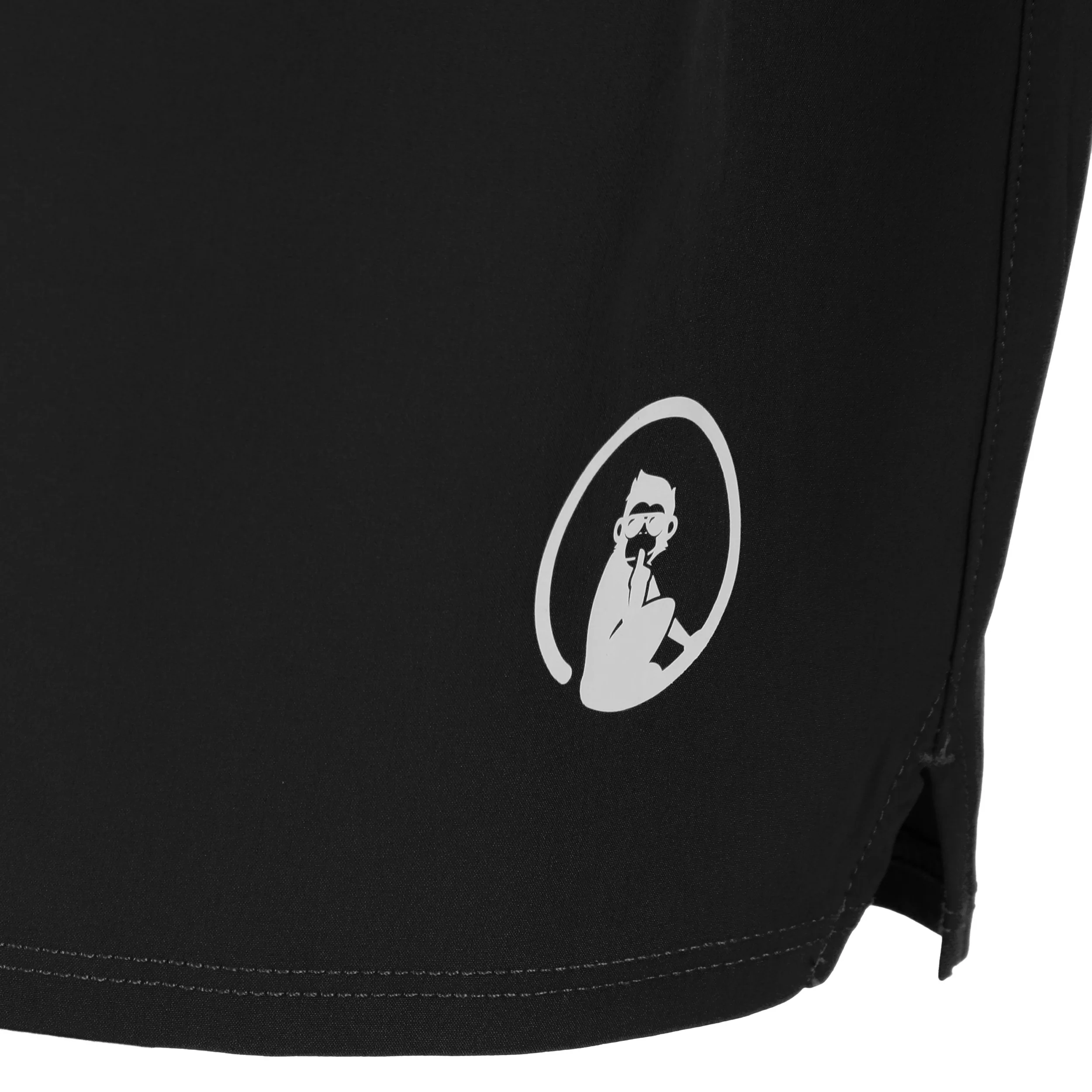 Challenger 2in1 7inch Shorts Herren-Schwarz,Weiß - Image 3